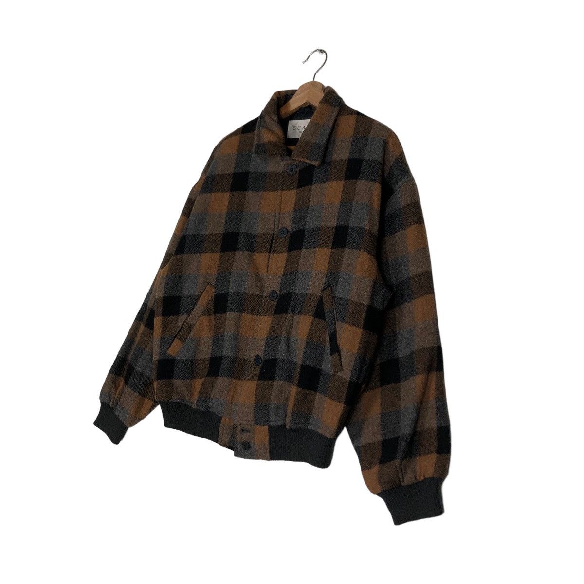 Japanese Brand 🔥Bomber Jacket Tartan Design Scash Issey Miyake Japan Size US M / EU 48-50 / 2 - 2 Thumbnail