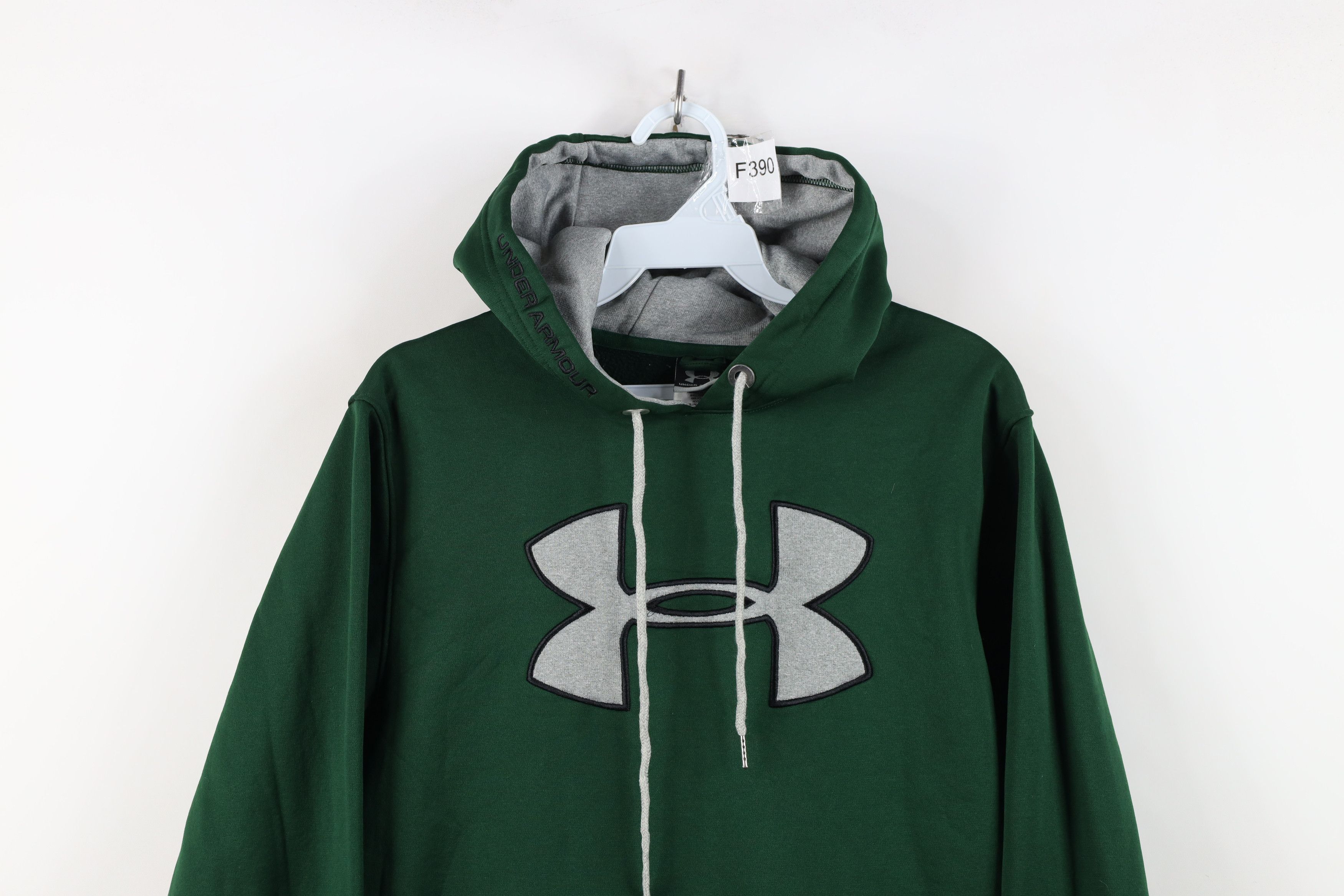 Under Armour Under Armour Big Logo Hoodie Sweatshirt Hunter Green Size US M / EU 48-50 / 2 - 2 Thumbnail