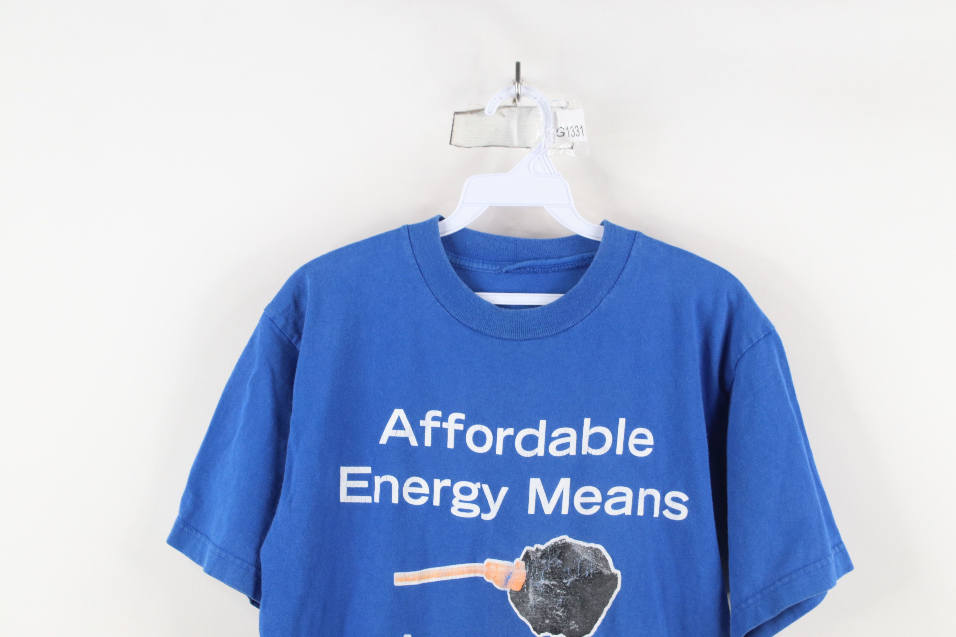 Vintage Vintage Affordable Means American Jobs Clean Coal T-Shirt Size US M / EU 48-50 / 2 - 2 Thumbnail