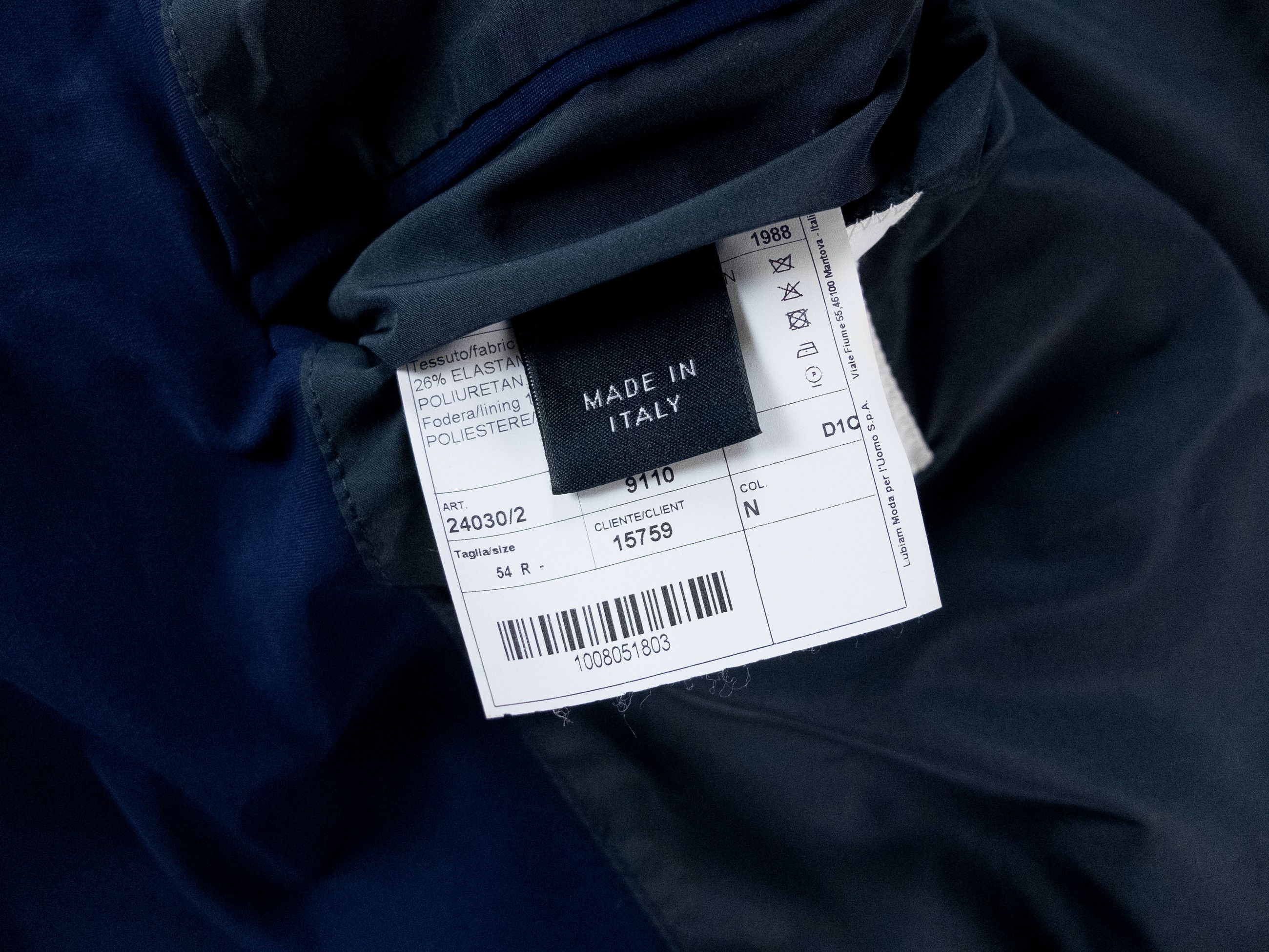 Luigi Bianchi LUIGI BIANCHI navy blue water resistant trench coat 3XL Size US XXL / EU 58 / 5 - 10 Thumbnail