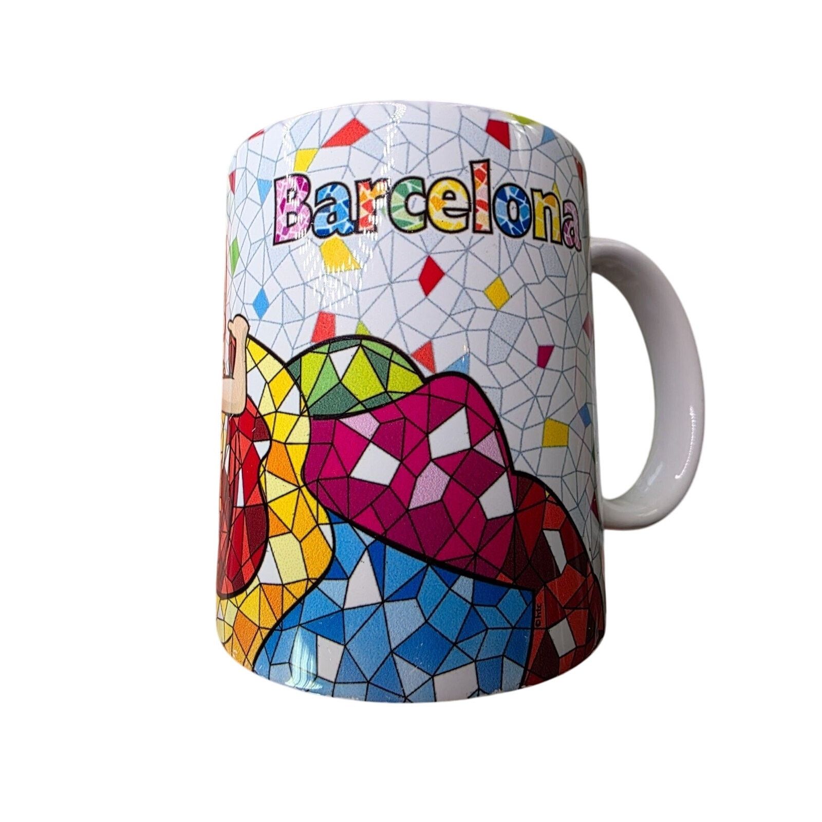 & Other Stories Barcelona Mosaic Flamenco Dancer Coffee Mug Ceramic 12oz Size ONE SIZE - 4 Thumbnail