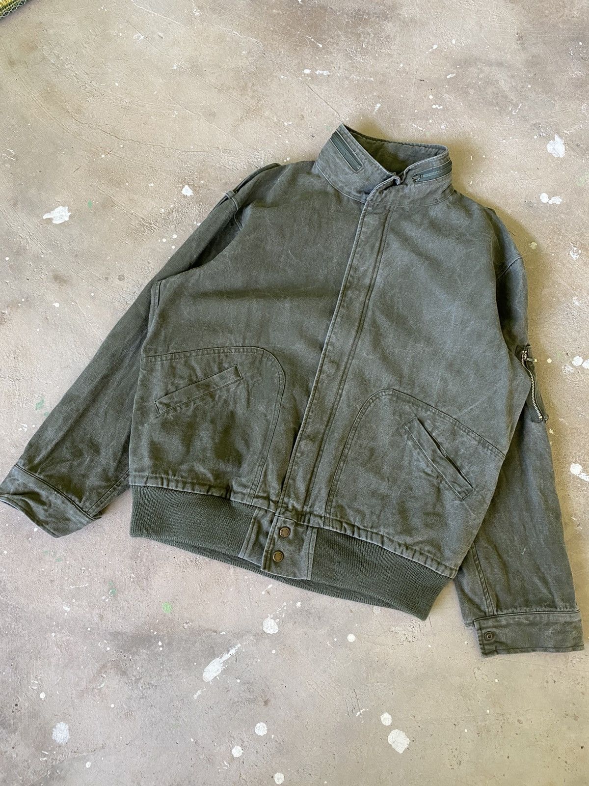 Japanese Brand Evenriver Hidden Hood Military Bomber Jacket Size US L / EU 52-54 / 3 - 1 Thumbnail
