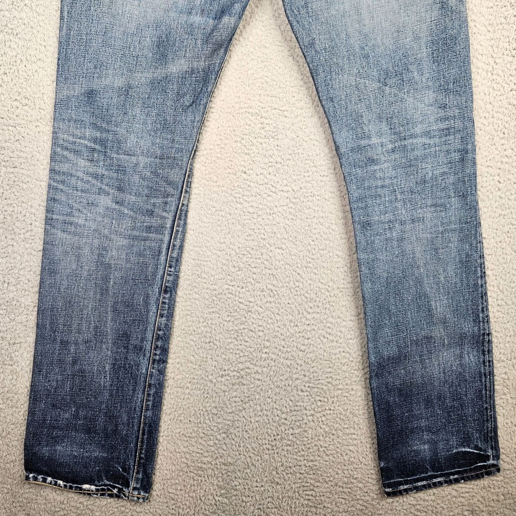 Vintage NSF Jeans Regular Straight 31 31x33 Blue Cotton USA Men’s Denim Jeans Button Logo Medium 90s? Size US 31 - 3 Thumbnail