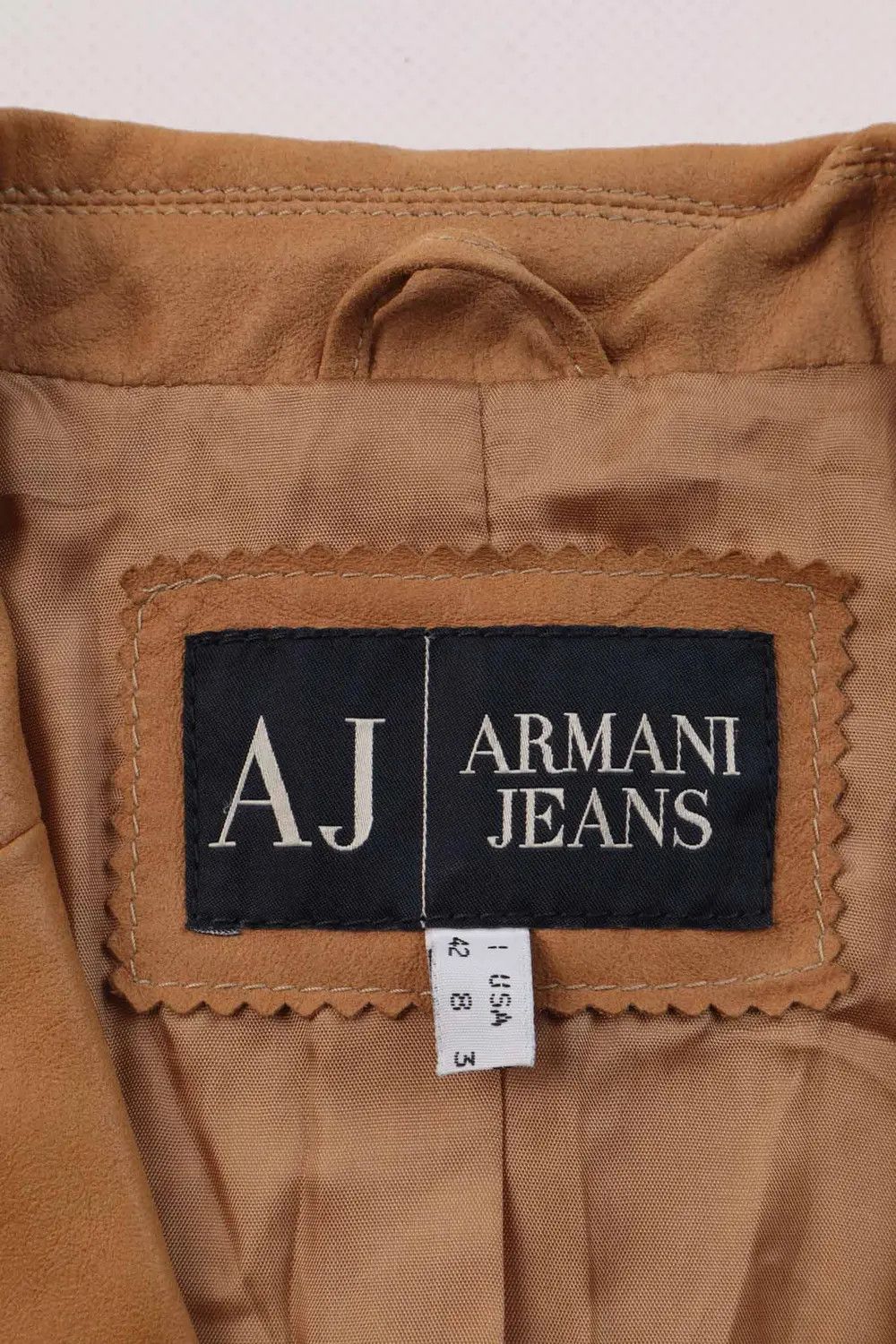 Armani Women's Armani Jeans Brown Leather Blazer Jacket Size S Size S / US 4 / IT 40 - 8 Thumbnail