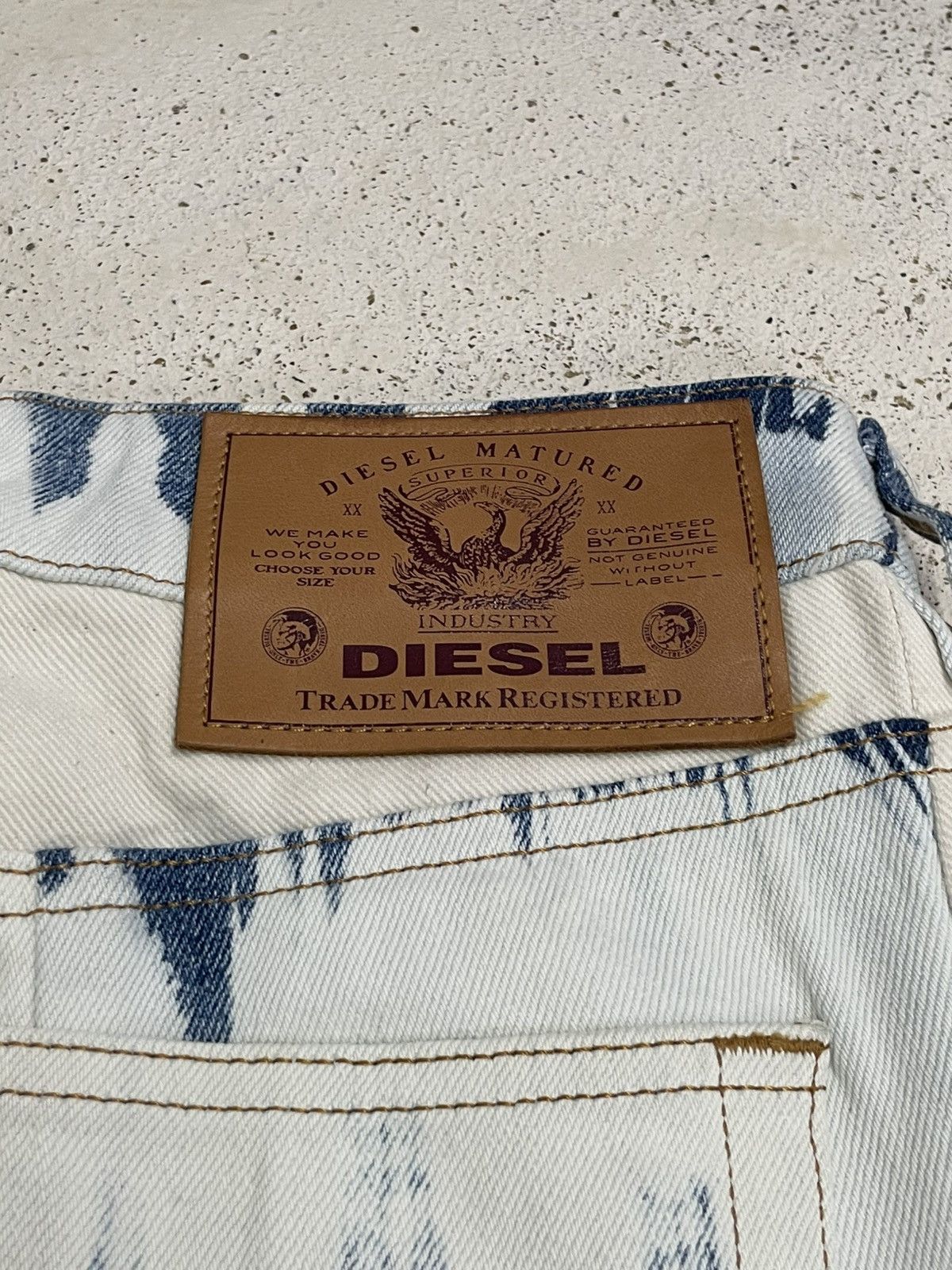 Diesel Diesel D-Joy Slim Regular Waist Effect Work Design Distress Size 23" - 22 Thumbnail