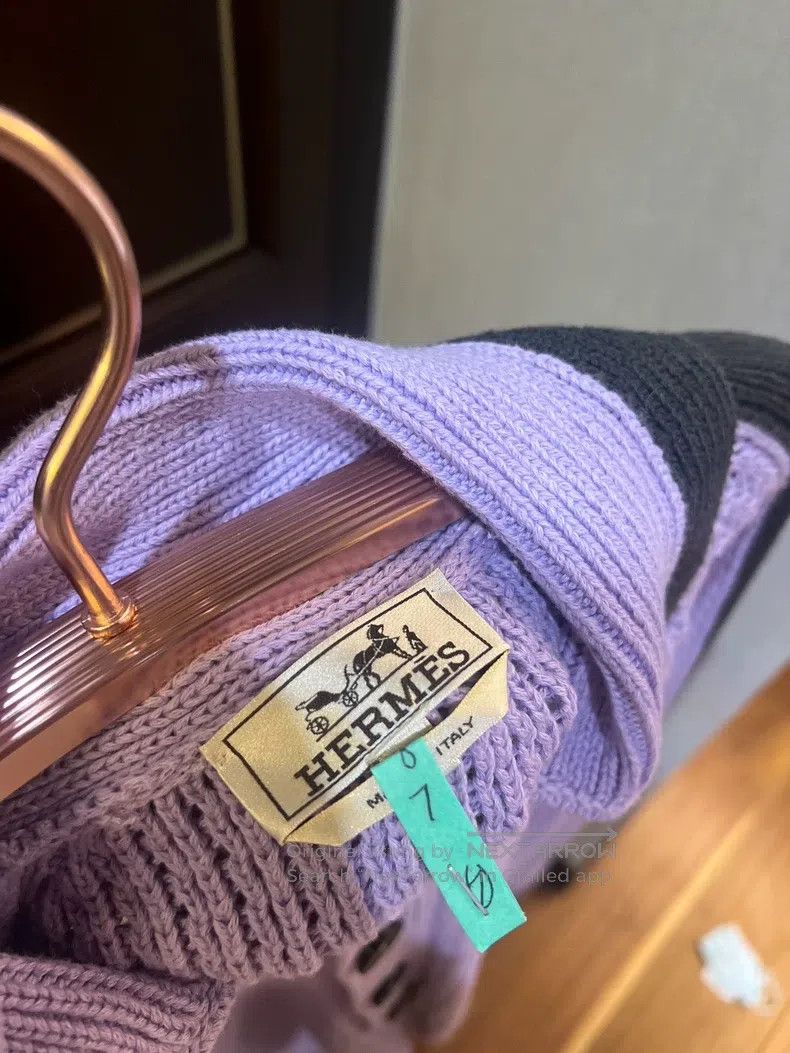 Hermes Hermes Purple Sweater Size US M / EU 48-50 / 2 - 3 Thumbnail