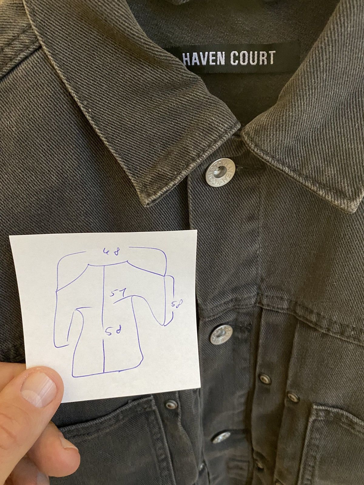 Haven Court Rare Haven Court GRAPHITE TYPE II JACKET Denim men keezy Size US S / EU 44-46 / 1 - 8 Thumbnail