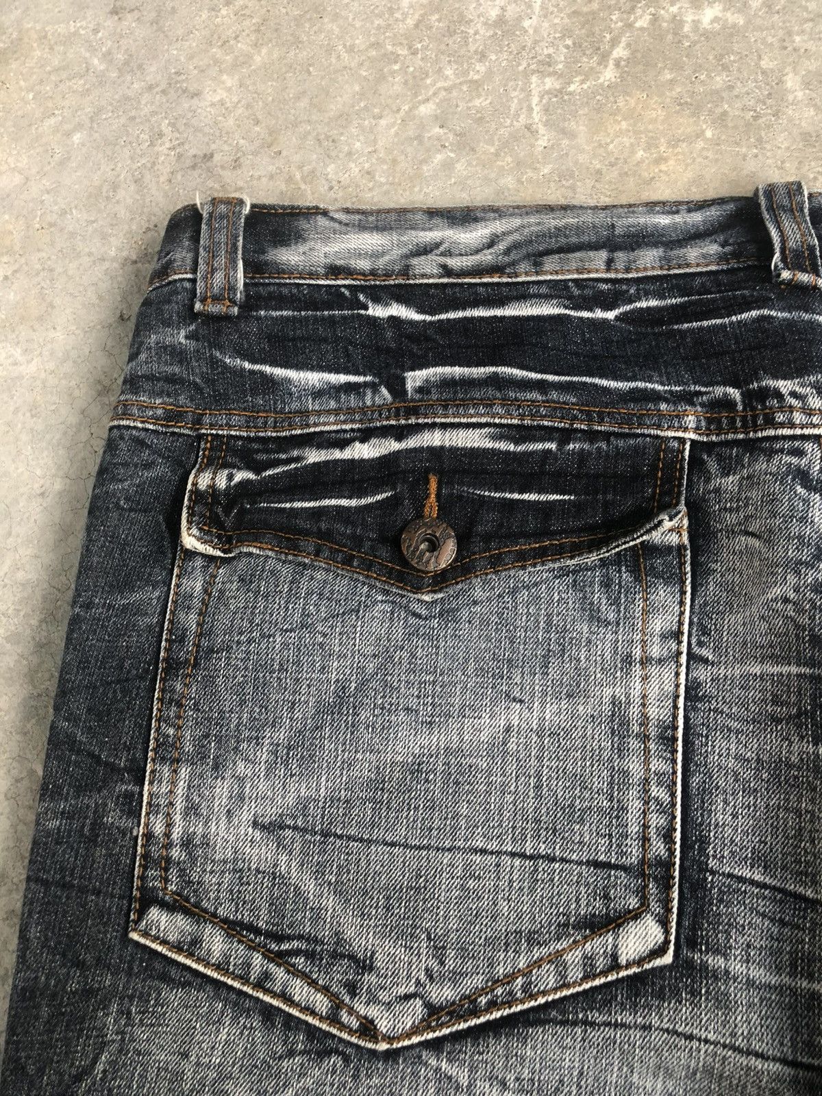 If Six Was Nine Japanese Black ant Flared Jeans Distressed Jeans Size US 38 / EU 54 - 16 Thumbnail