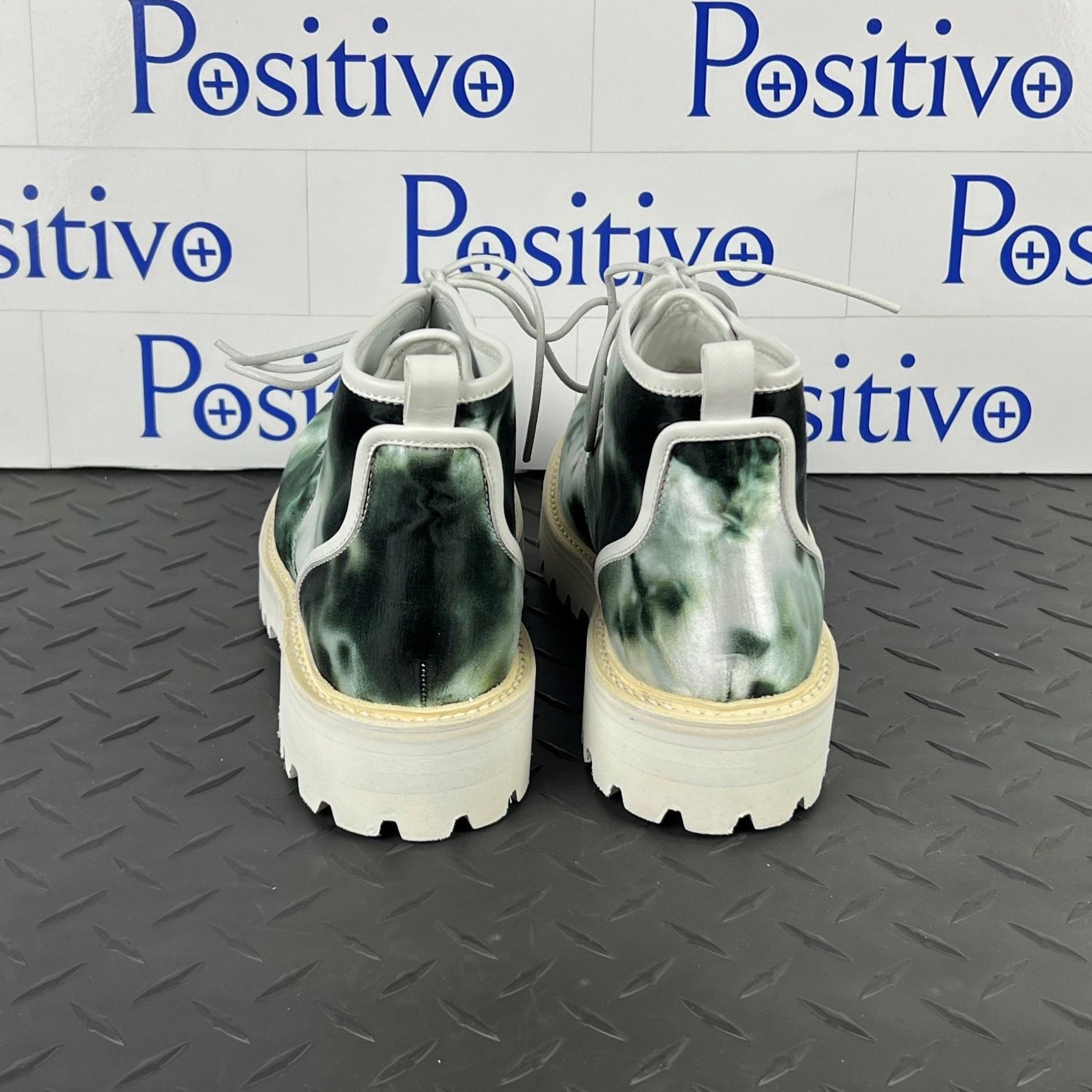 Buscemi Lotta Tie Dye Canvas Boots US SAMPLE