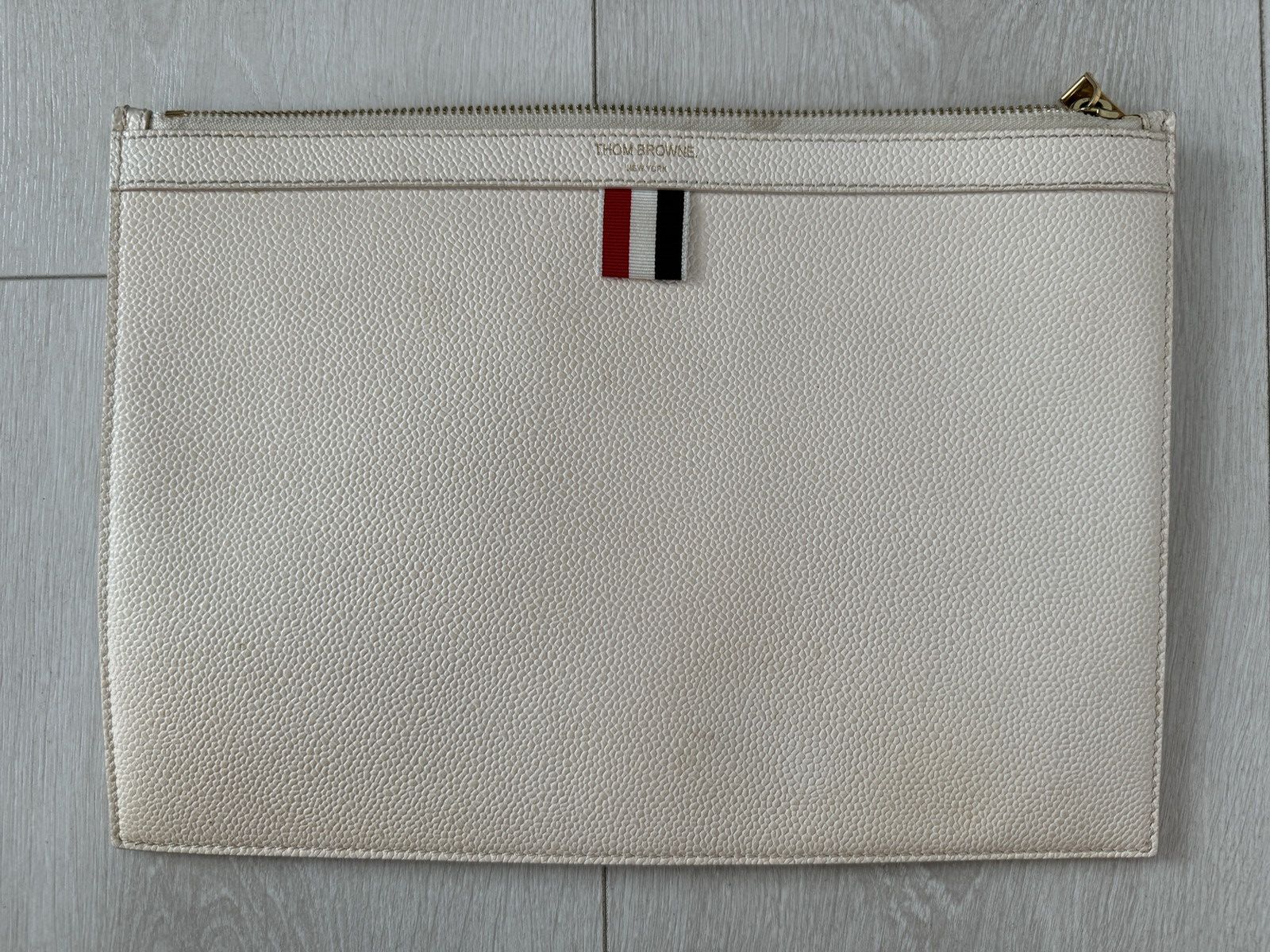Thom Browne Thom Browne Leather Clutch Size ONE SIZE - 1 Thumbnail