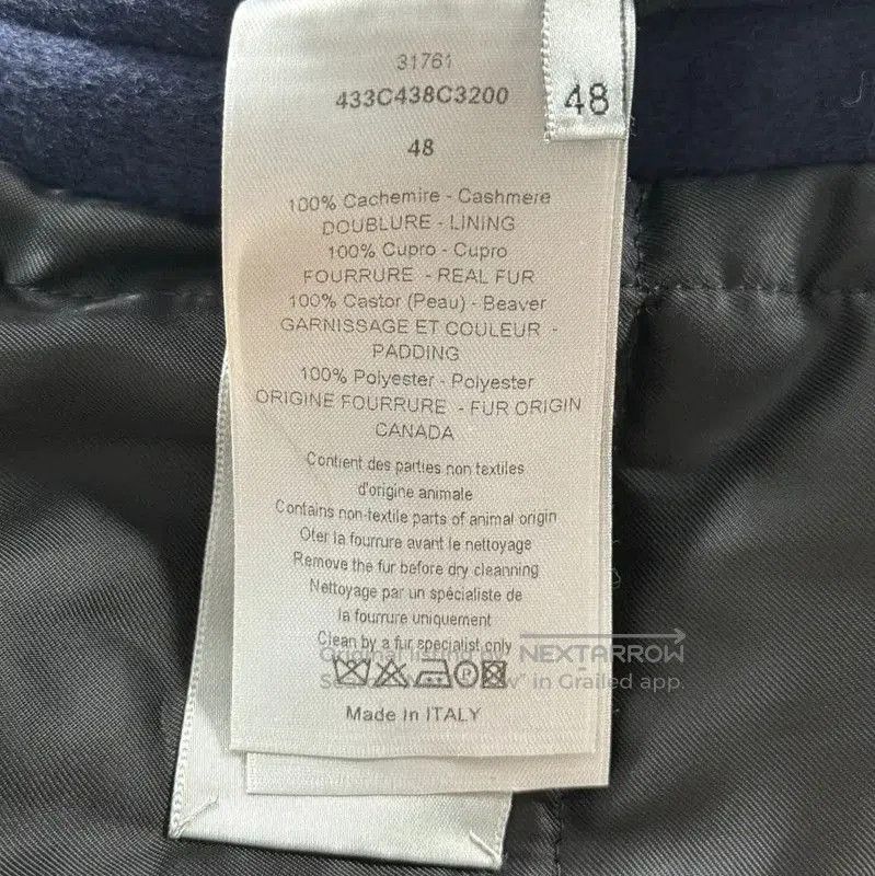 Dior Dior Men's Navy Cashmere Jacket . Size US M / EU 48-50 / 2 - 4 Thumbnail