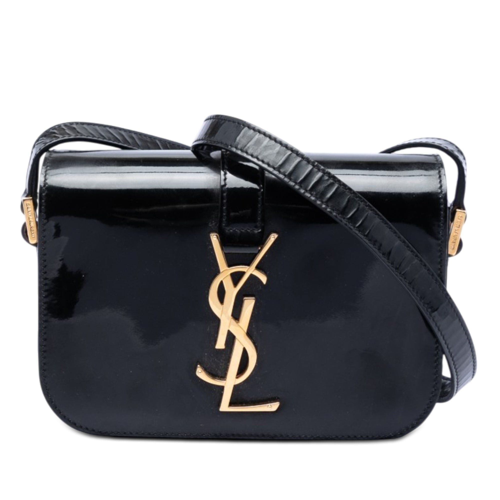 Saint Laurent Paris Small Patent Monogram Universite Bag Size ONE SIZE - 1 Thumbnail