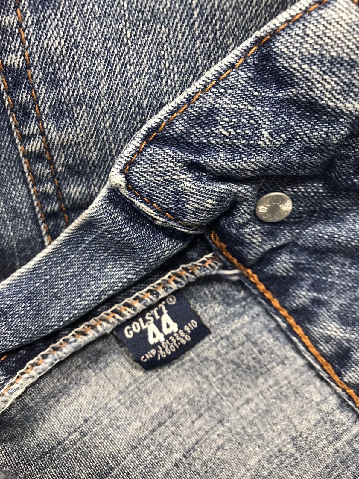 Japanese Brand Golstt Basic Wear Bushpant Indigo Denim Baggy Size US 35 - 8 Thumbnail