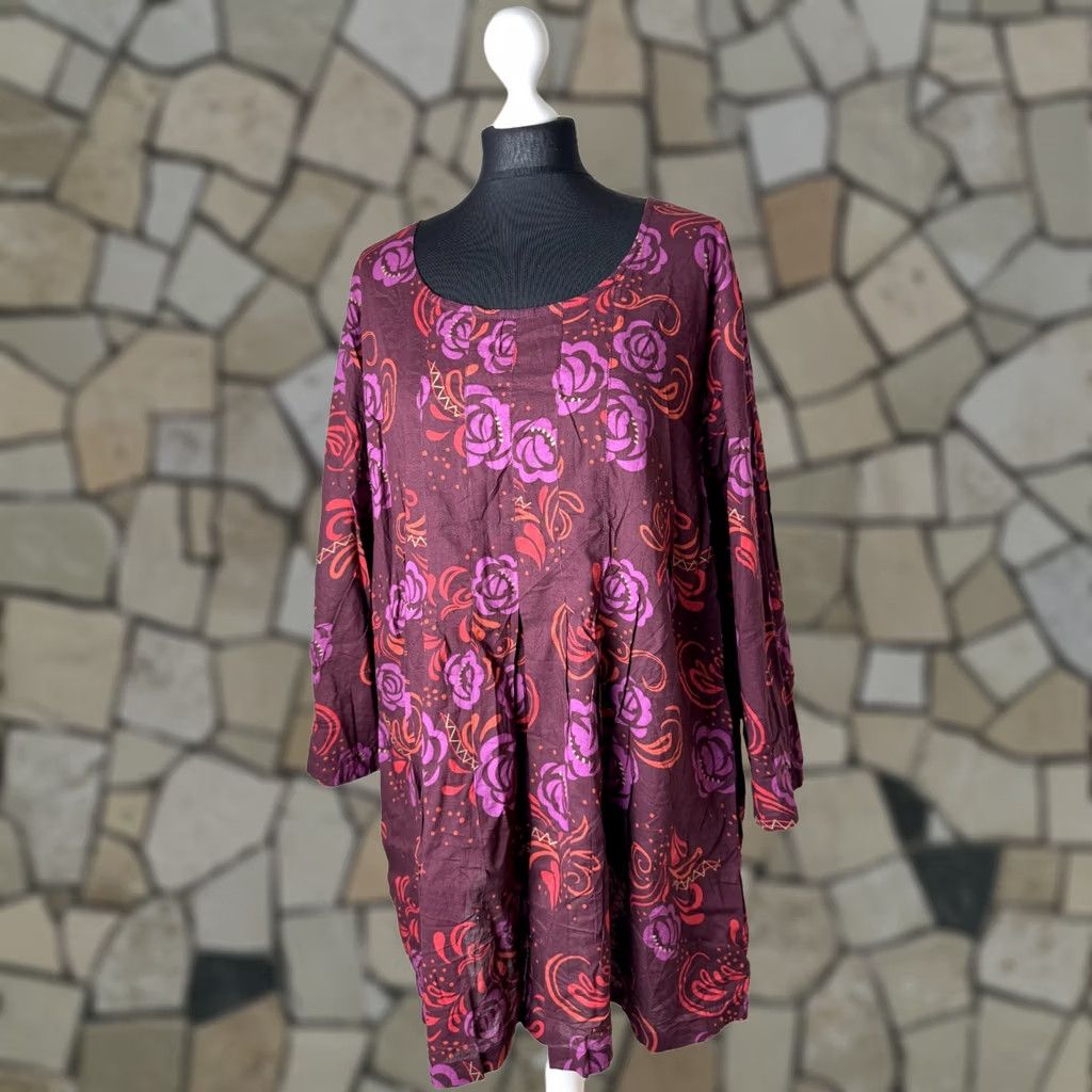 Vintage Gudrun Sjoden Blouse Tunic Shirt XL Womens Multicoloured Long Sleeve Size XL / US 12-14 / IT 48-50 - 1 Thumbnail