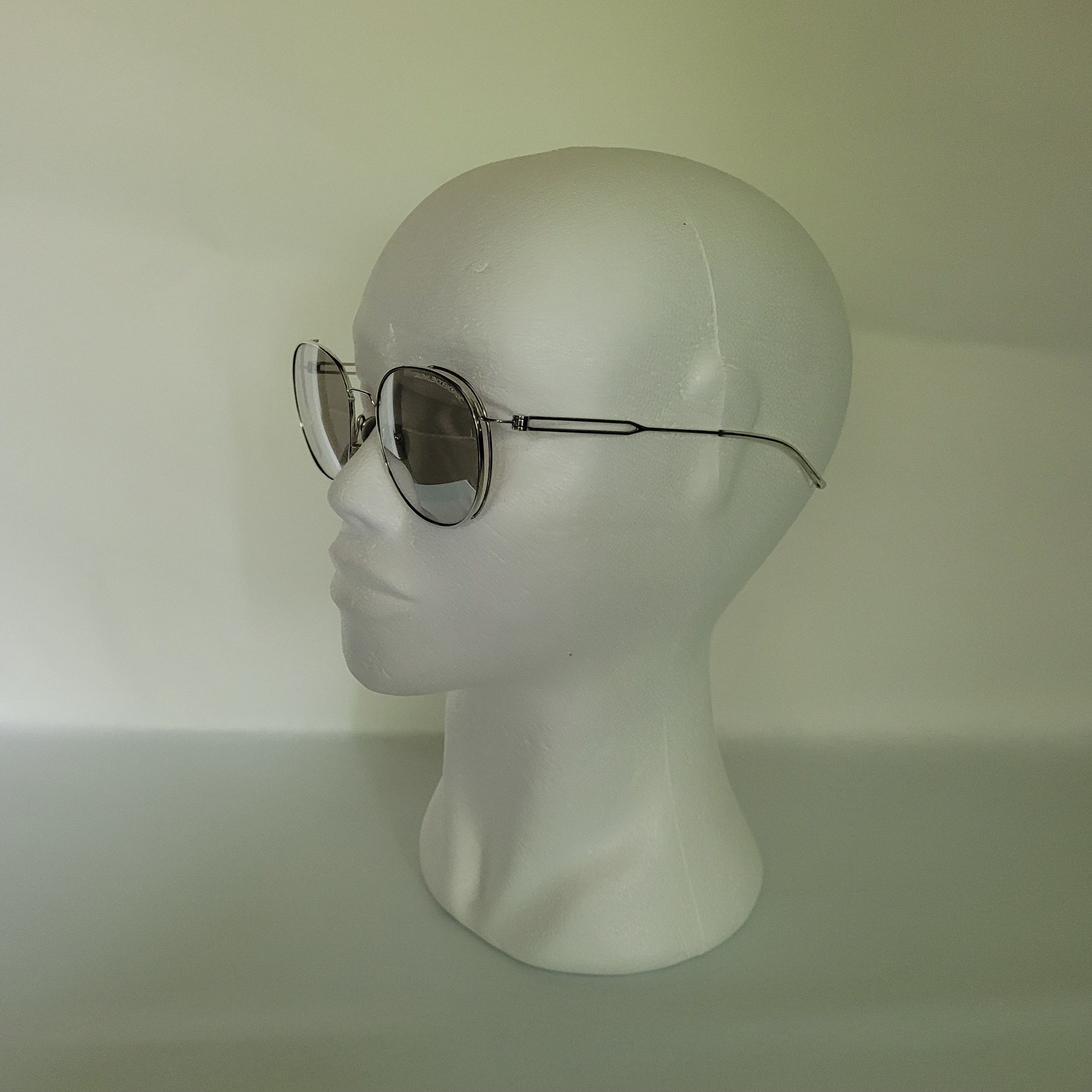 Calvin Klein × Calvin Klein 205W39NYC × Raf Simons Calvin Klein 205W39NYC by Raf Simons titanium sunglasses Size ONE SIZE - 3 Thumbnail