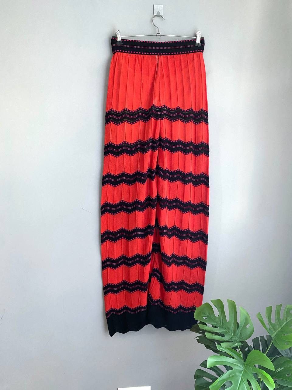 Missoni Missoni Womens Zig-Zag Pattern Knitted Wide-Leg Pants, 44/S Size 30" / US 8 / IT 44 - 10 Thumbnail