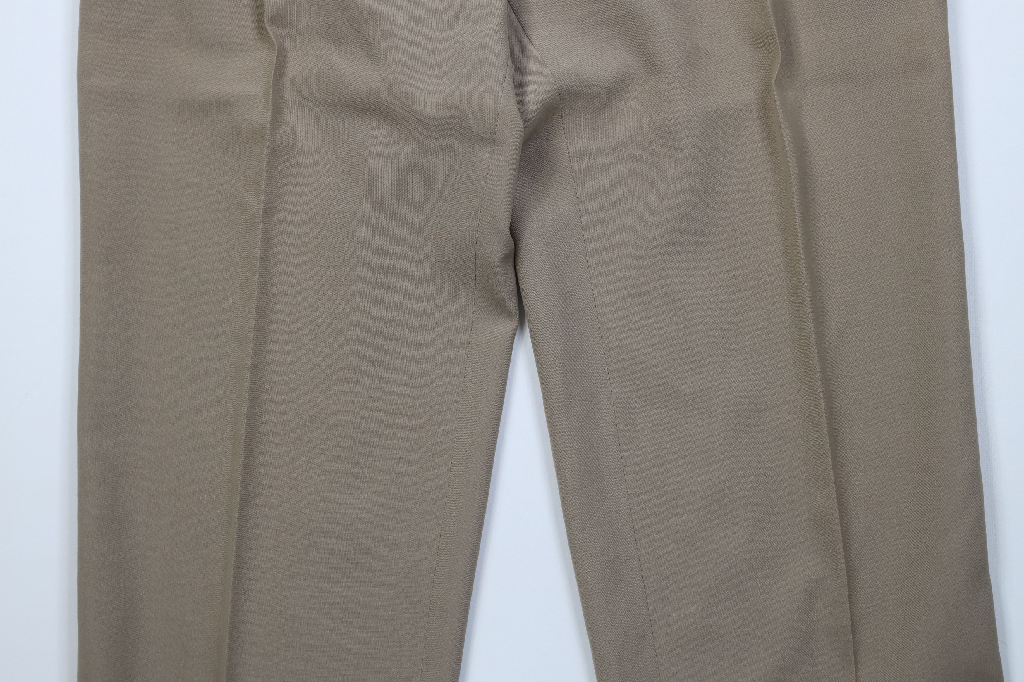 Vintage Vintage 90s Streetwear Gabardine Blend Knit Wide Leg Pants Size US 34 / EU 50 - 3 Thumbnail
