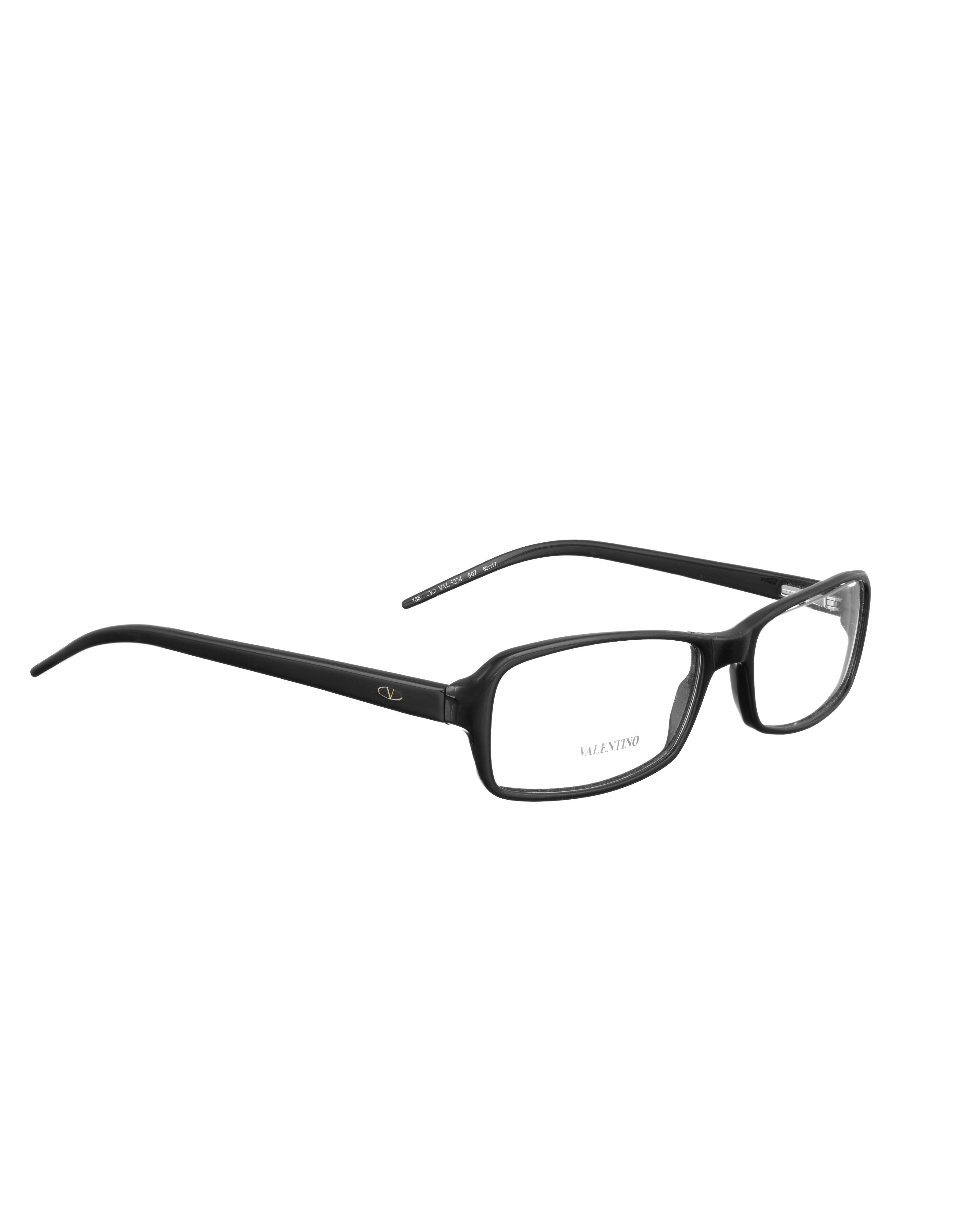 Valentino Valentino 00s Thin Plastic Black Glasses Size ONE SIZE - 2 Thumbnail