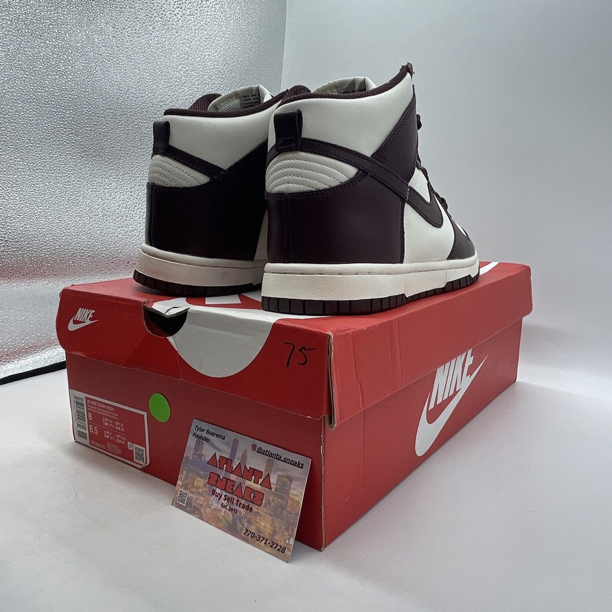 Nike Wmns dunk high burgundy crush Size US 8 / IT 38 - 5 Thumbnail