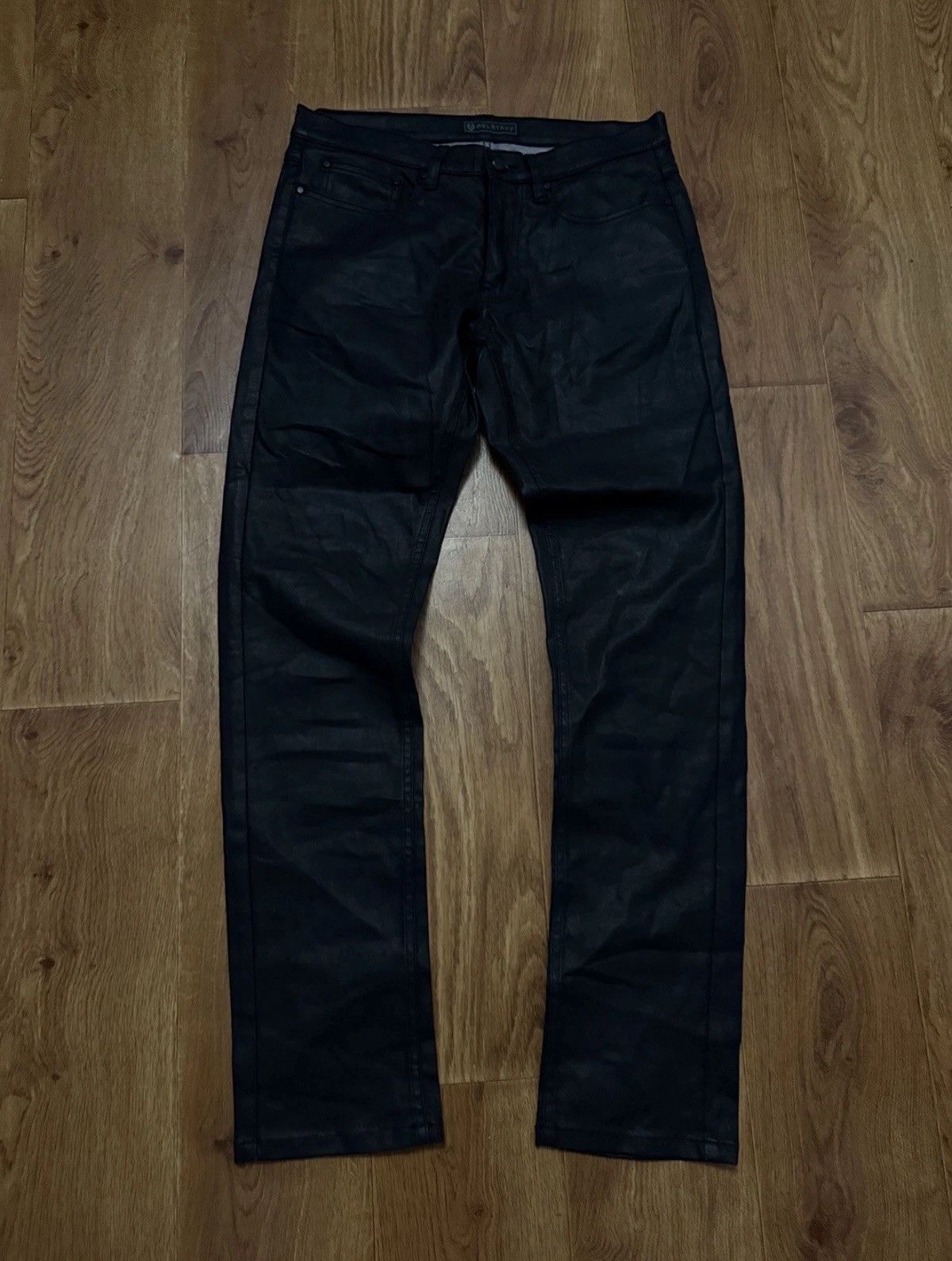Belstaff Waxed Biker Pants Opium Pants Sz 31
