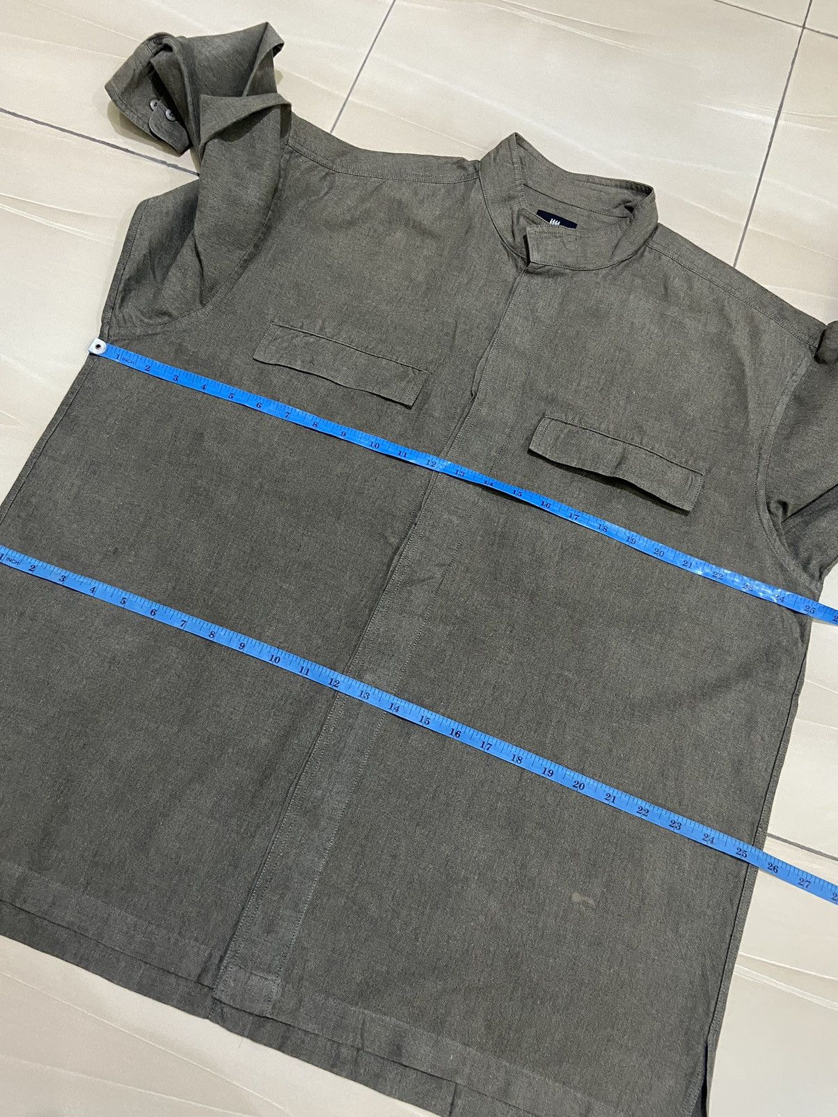 Designer × Issey Miyake × Japanese Brand Vintage Issey miyake Button Up Shirt Size US L / EU 52-54 / 3 - 8 Thumbnail