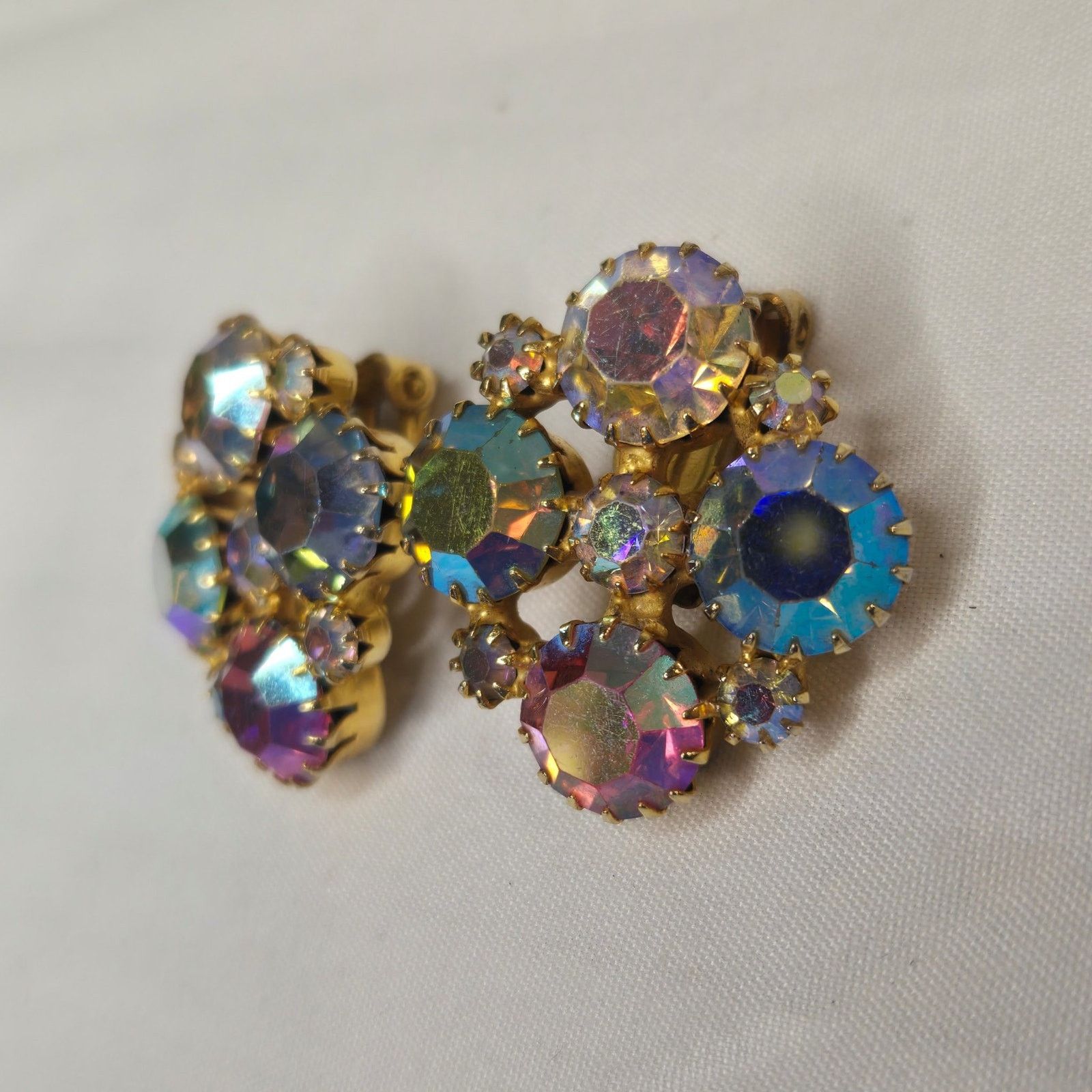 Manish Arora Beautiful Vintage Aurora Borealis Earrings Size ONE SIZE - 3 Thumbnail