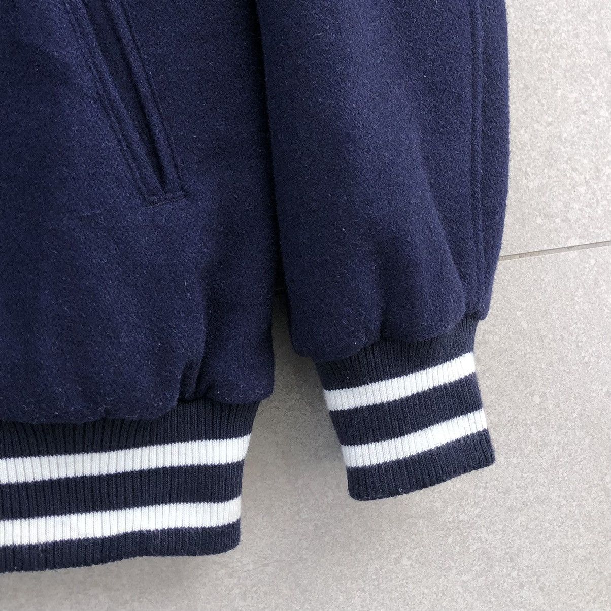 Japanese Brand Japanese Brand WEGO Melton Patch Stadium Wool Varsity Jacket Size US M / EU 48-50 / 2 - 7 Thumbnail