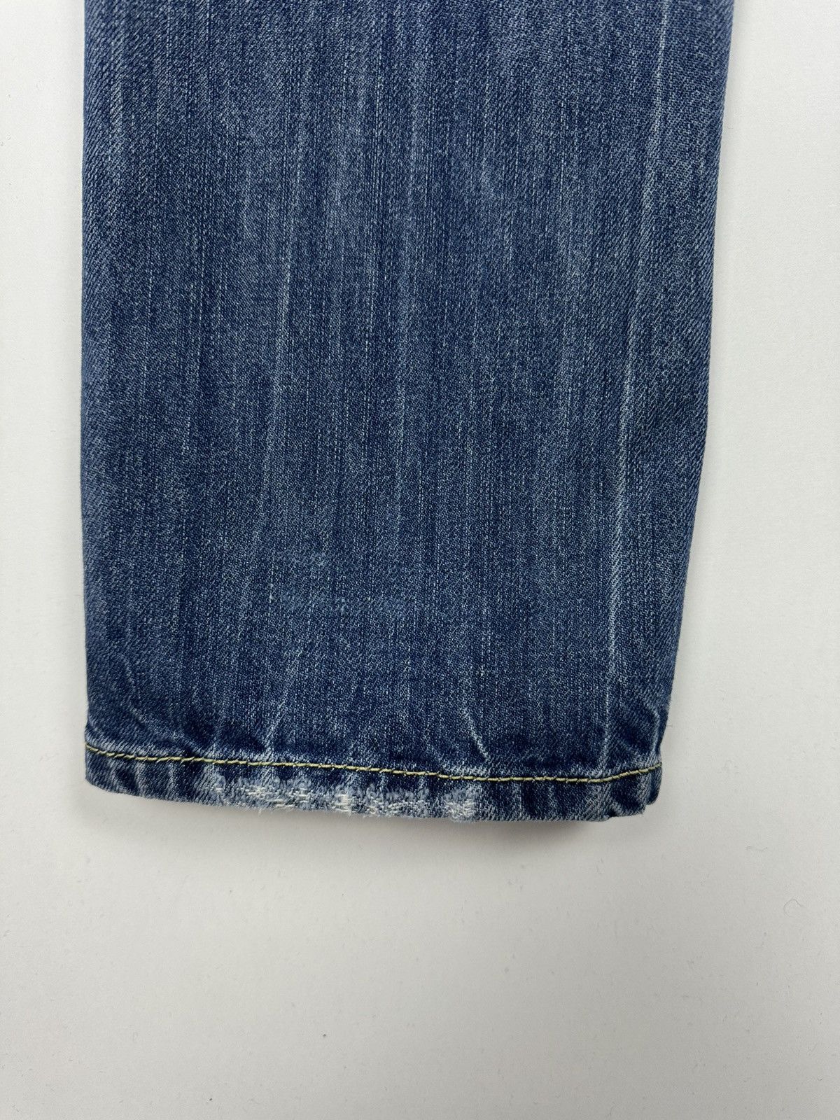 Diesel Crazy Vintage Y2K Diesel Thavar Skinny Destroyed Denim Jeans Size US 31 - 19 Thumbnail