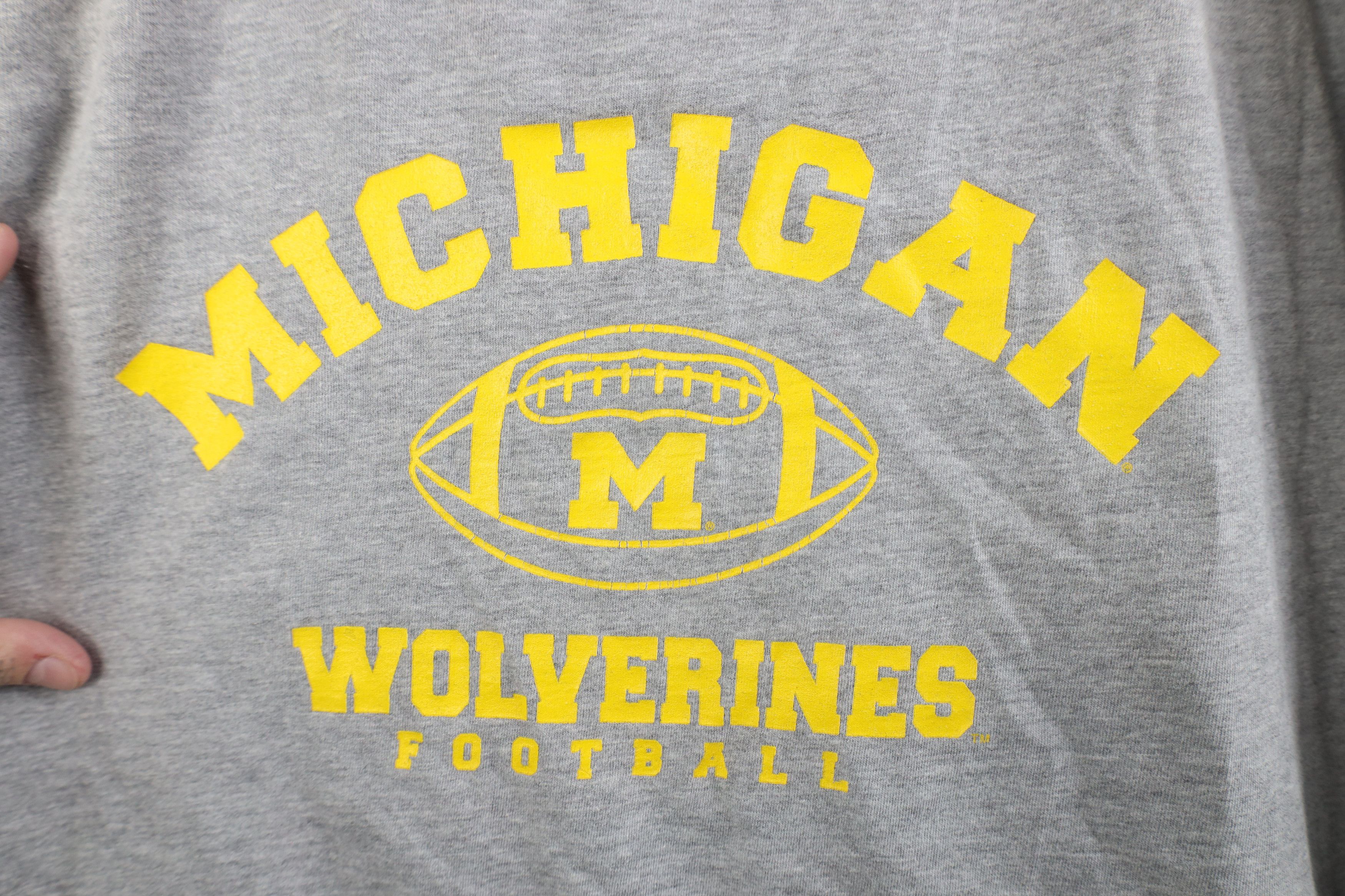 Starter Vintage 90s Starter Michigan Football Long Sleeve T-Shirt Size US M / EU 48-50 / 2 - 4 Thumbnail