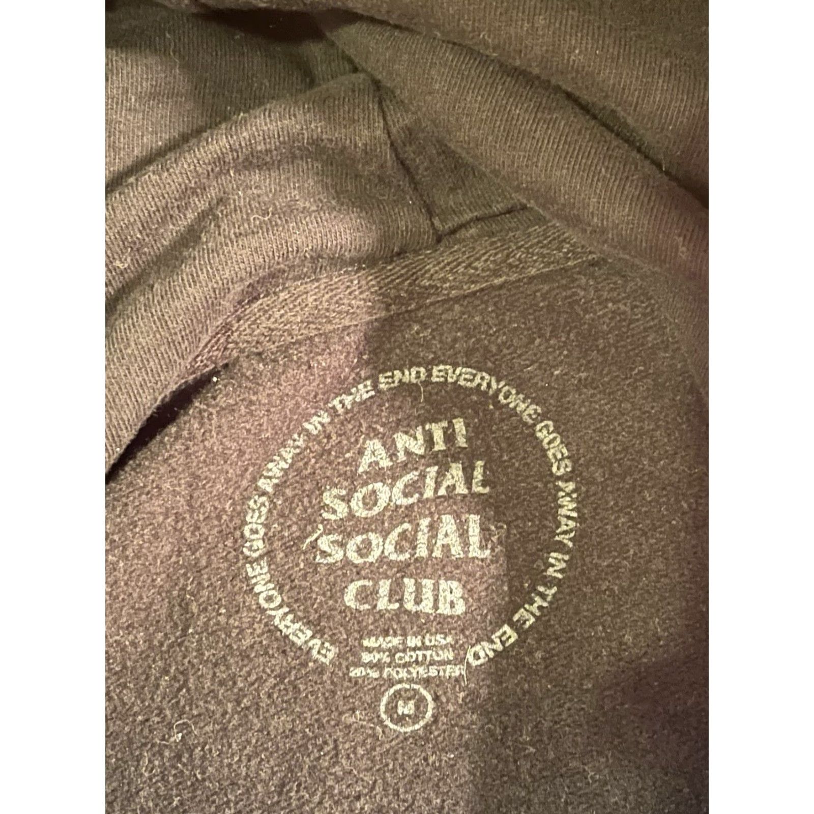 Anti Social Social Club Anti Social Social Club Lobster Hoodie Unisex M Black Martha Stewart Size US M / EU 48-50 / 2 - 4 Thumbnail