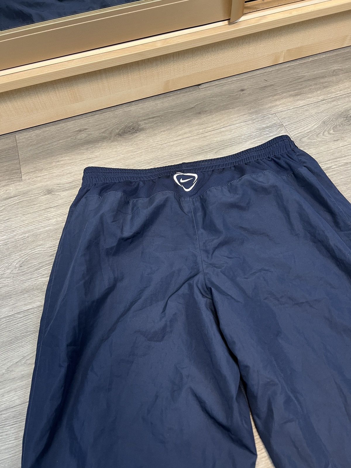 Nike Nike Dri-Fit Vintage Navy Blue Track Pants Swoosh Logo SizeM Size US 32 / EU 48 - 8 Thumbnail