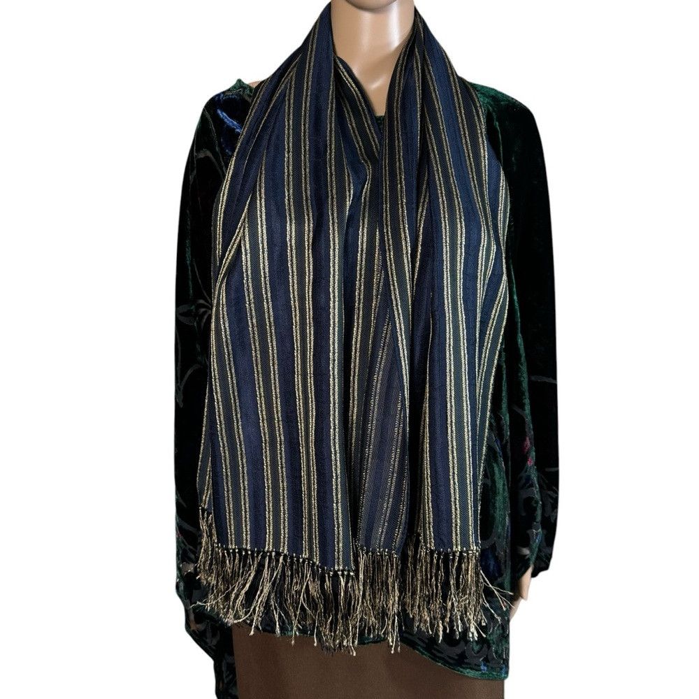 Other Vintage Saldarini Silk Blend Made In Italy Scarf 13'' x 62' Size ONE SIZE - 1 Thumbnail