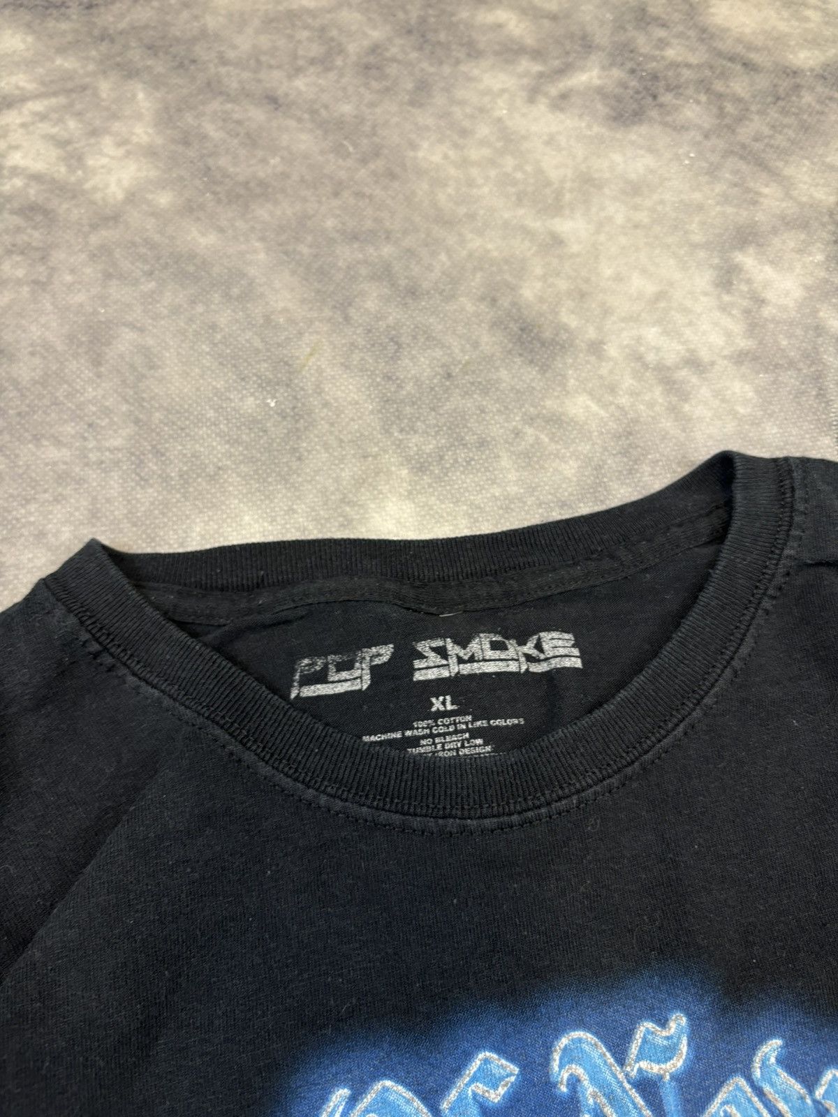 Rap Tees × Vintage Pop Smoke Rap T shirt tee hip hop drip drill skate merch y2k Size US XL / EU 56 / 4 - 3 Thumbnail