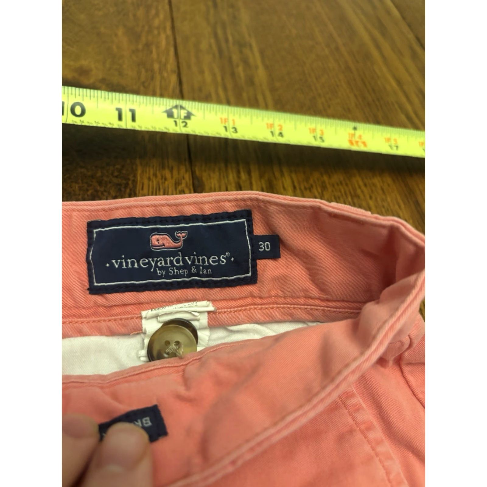 Vineyard Vines VINTAGE Vineyard Vines Men’s Pink Chino Shorts Size 30 L5 Regular 30 Pink Chino Mens Size US 30 / EU 46 - 3 Thumbnail