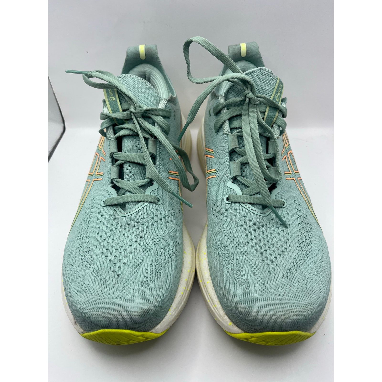 Asics Asics Gel Nimbus 26 Light Celadon Safety Yellow Running 9.5" Size US 9.5 / IT 39.5 - 5 Thumbnail