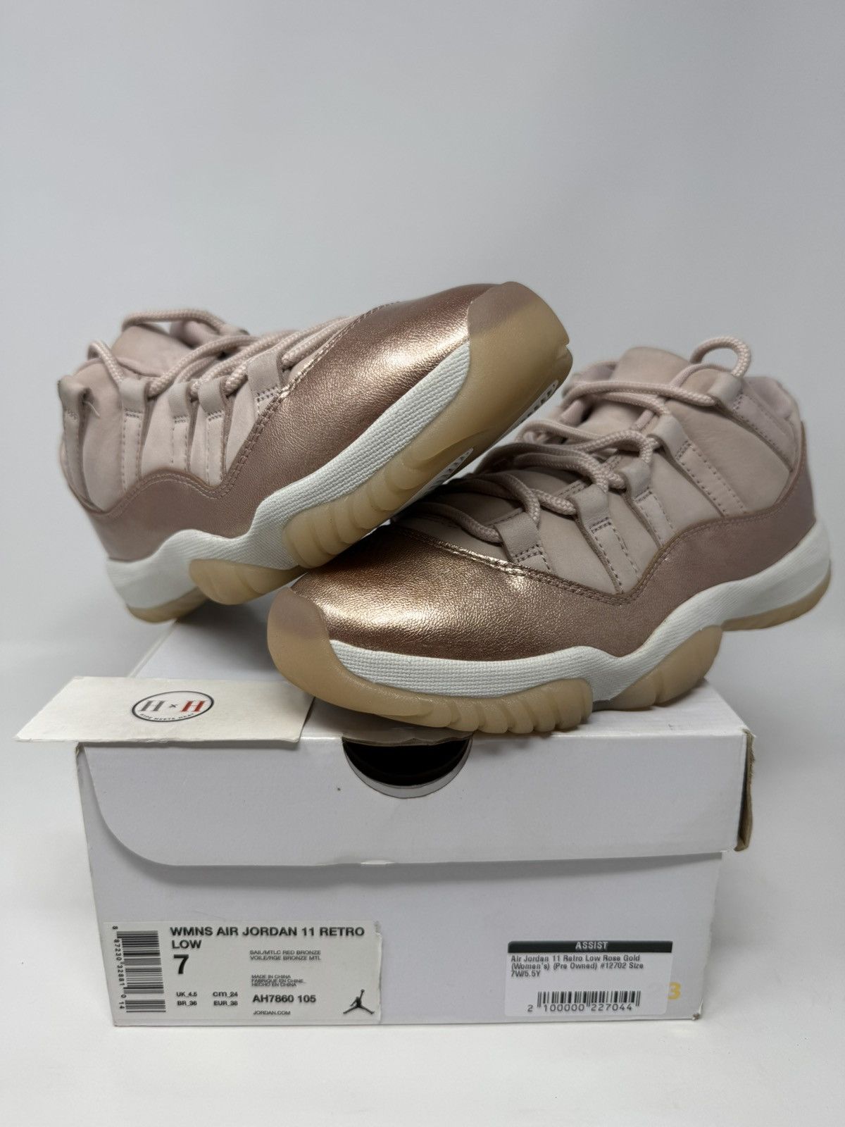 Rose Gold Jordan 11 Women's Air Jordan 11 Low Rose Gold