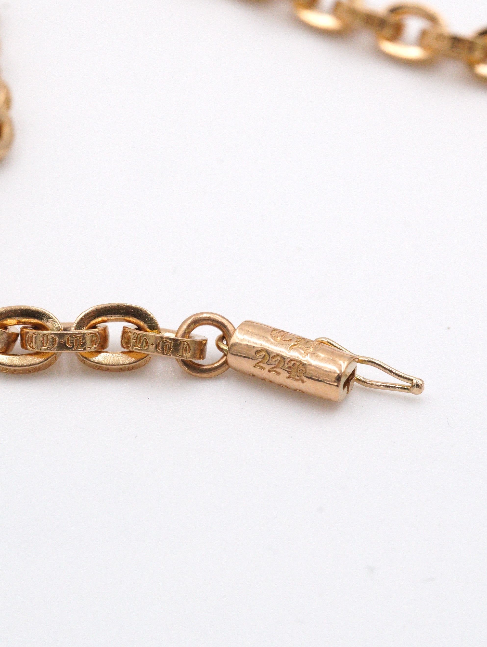 Chrome Hearts Chrome Hearts 22K Gold Paperchian Necklace - 24 Inch Size ONE SIZE - 6 Thumbnail