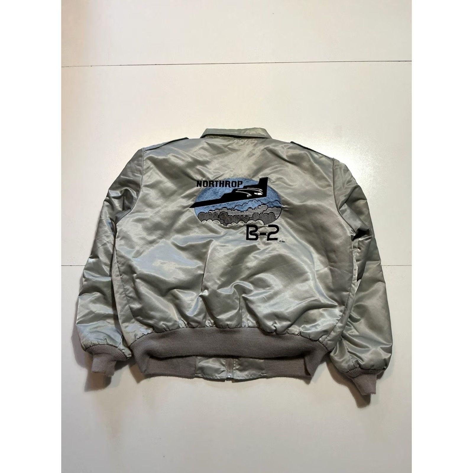 Vintage VINTAGE MacMurray USAF Northrop B-2 Stealth Bomber Satin Flight Jacket XL Mens Size US XL / EU 56 / 4 - 2 Thumbnail
