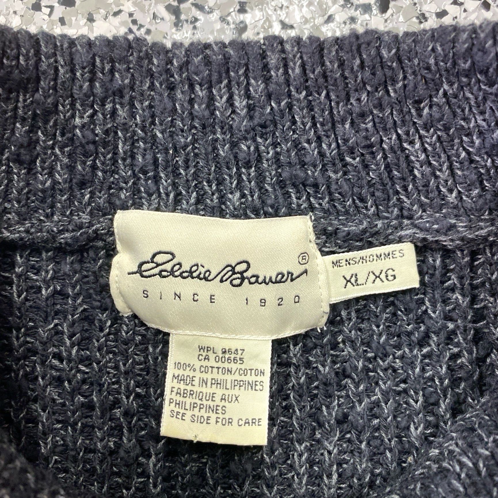 Eddie Bauer VINTAGE Eddie Bauer Cotton Henley Sweater XL Gray Mens Casual Knit Shirt Size US XL / EU 56 / 4 - 2 Thumbnail