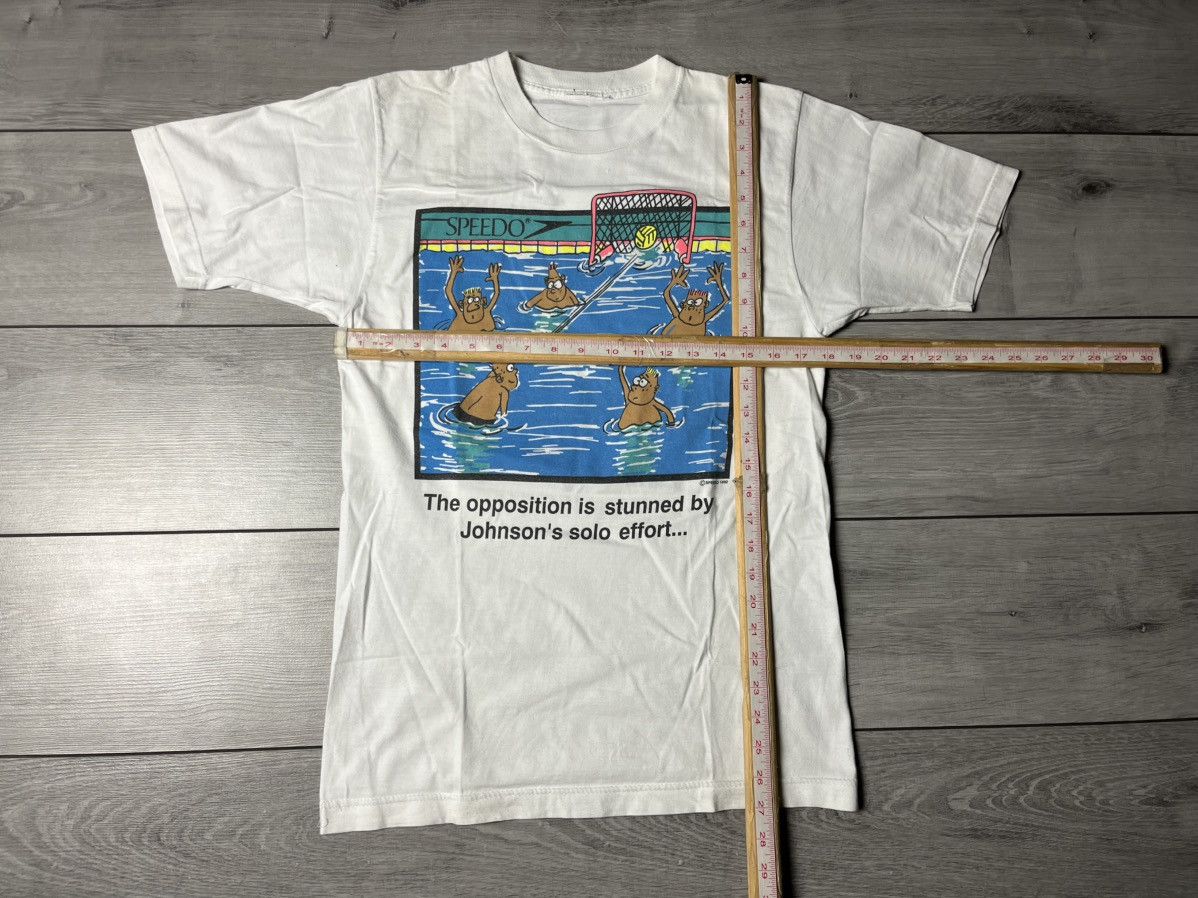 Speedo Vintage Speedo Volleyball Pool Humor tshirt 1992 Size US M / EU 48-50 / 2 - 6 Thumbnail
