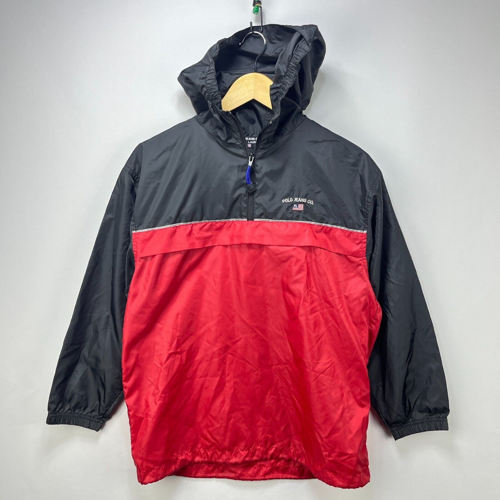Ralph Lauren × Vintage Vintage Polo Ralph Lauren Jeans Windbreaker Jacket Medium Size US M / EU 48-50 / 2 - 1 Thumbnail