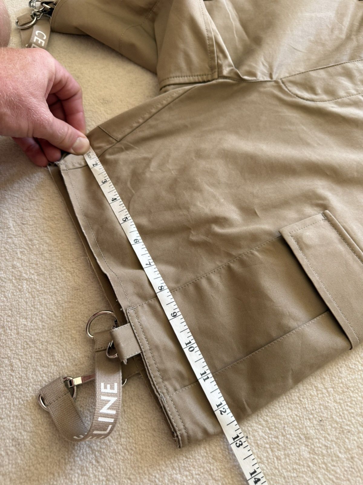 Celine × Hedi Slimane Celine khaki cargo shorts with Celine logo strap 50 Hedi Size US 34 / EU 50 - 5 Thumbnail