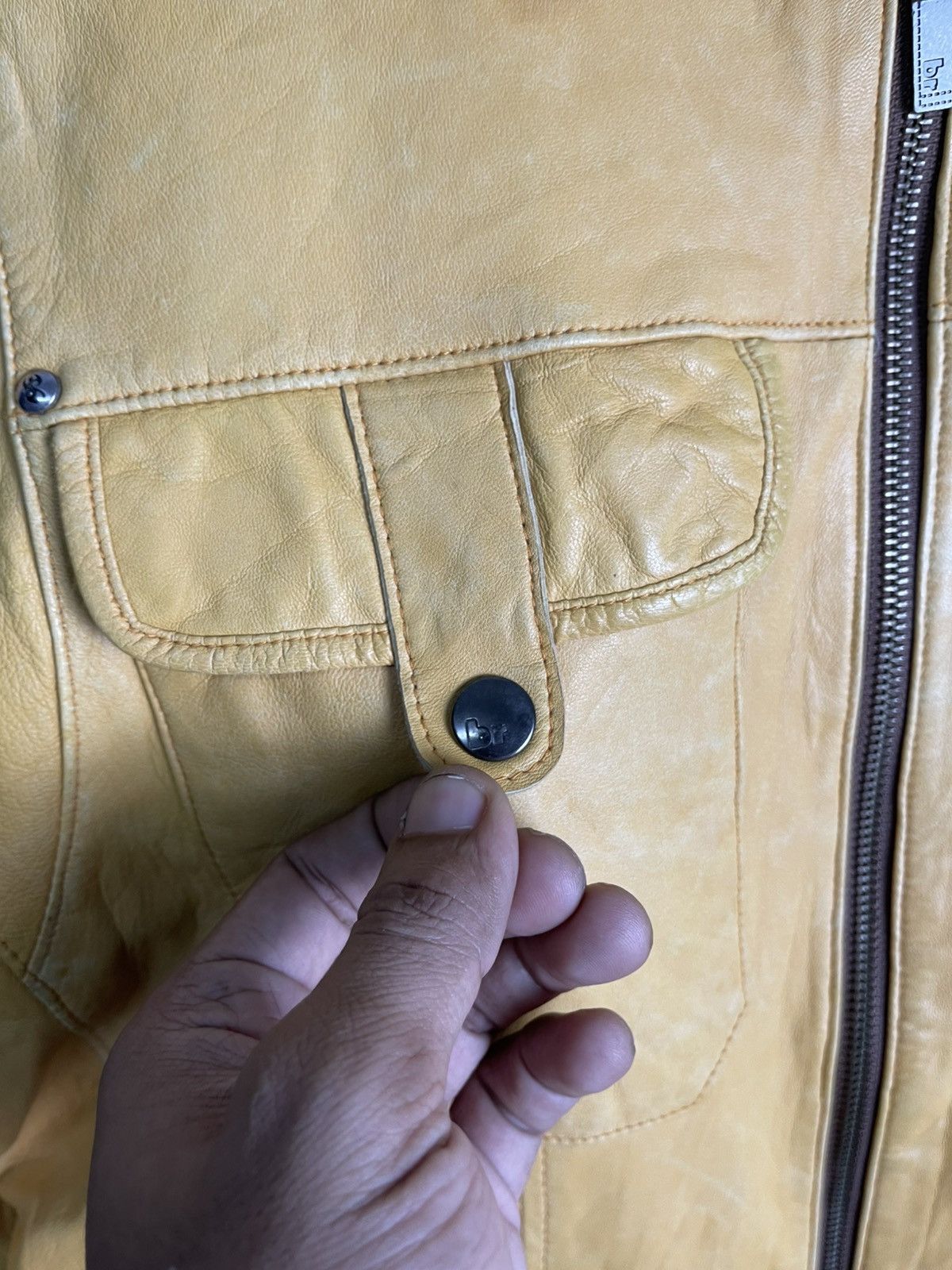 Designer × Japanese Brand × Vintage VINTAGE BARASSI MILANO LEATHER CHORE JACKET RARE Size US M / EU 48-50 / 2 - 10 Thumbnail
