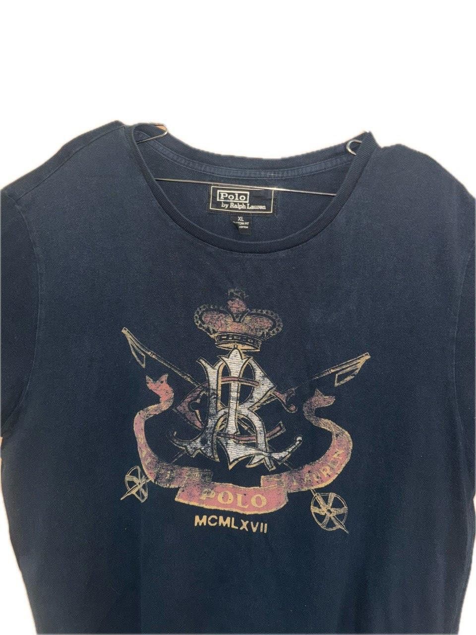 Polo Ralph Lauren Vintage Polo Ralph Lauren polo shirt black size XL Vintage Size US XL / EU 56 / 4 - 5 Thumbnail