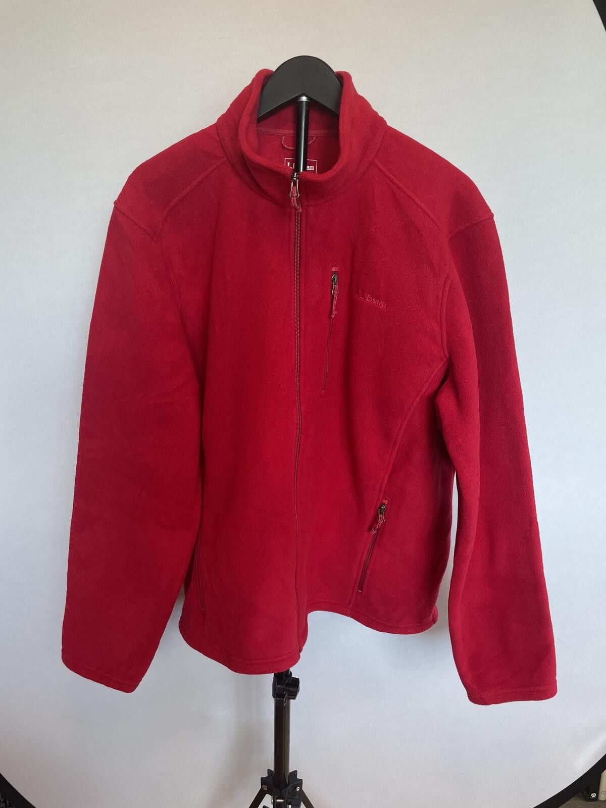 Lands' End Lands End Men's Red Fleece XXL Size US XXL / EU 58 / 5 - 1 Thumbnail