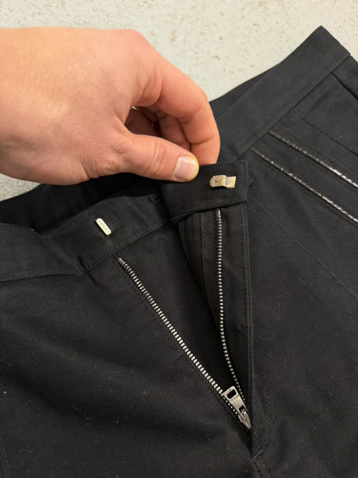 Gucci Gucci By Tom Ford Leather Linings Pants Size US 36 / EU 52 - 9 Thumbnail