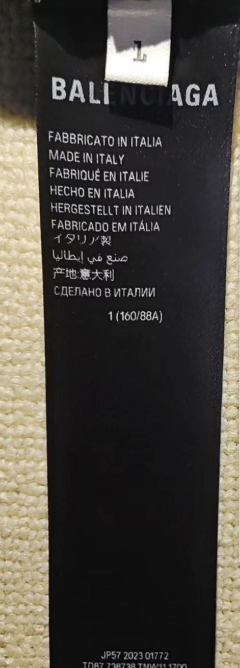 Balenciaga Balenciaga23SS adhesive tape TAPE TYPE texture2412-Nextarrow Size US S / EU 44-46 / 1 - 5 Thumbnail
