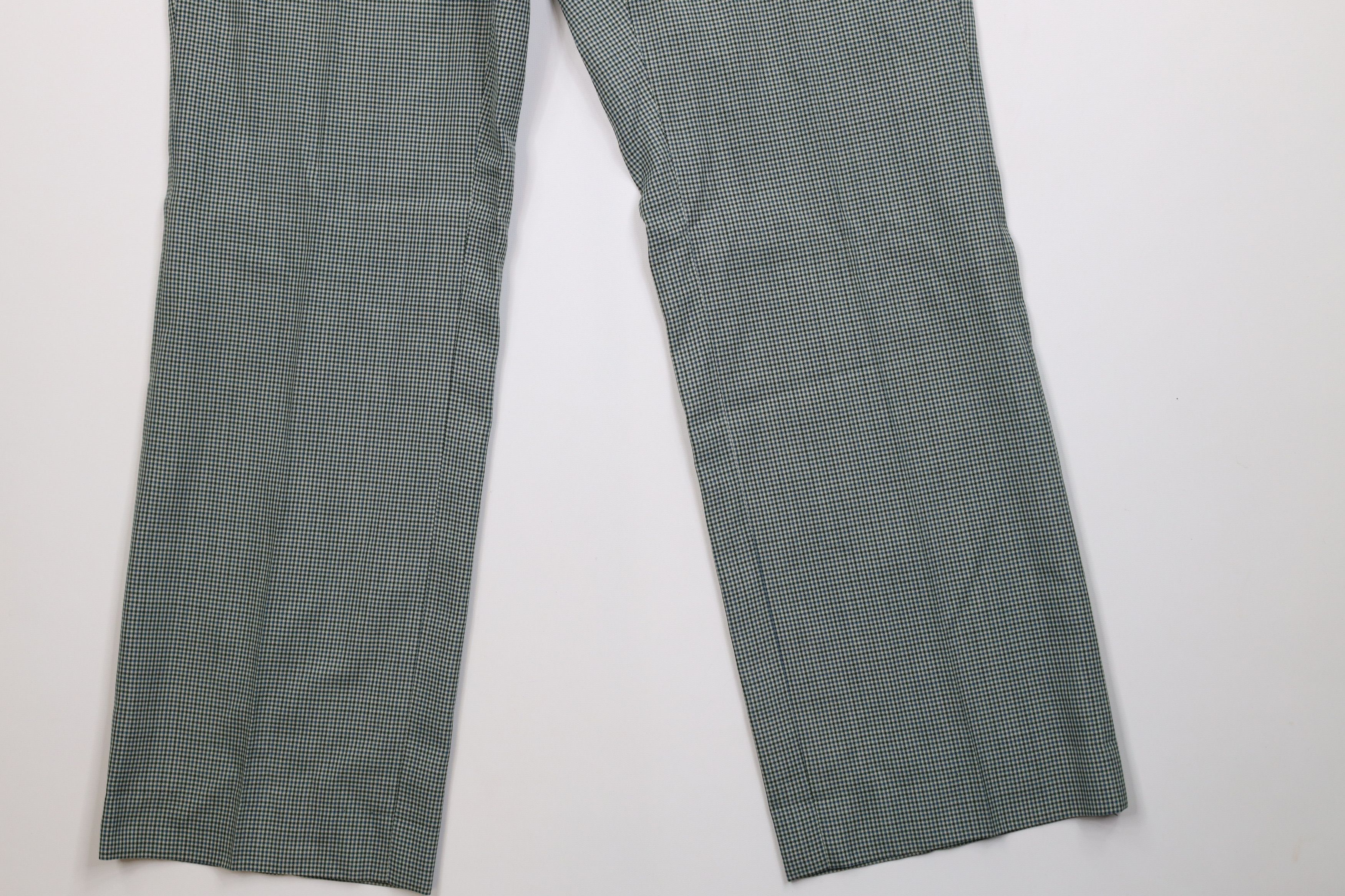 Vintage Vintage 70s Streetwear Flared Wide Leg Chino Pants Plaid USA Size US 32 / EU 48 - 4 Thumbnail