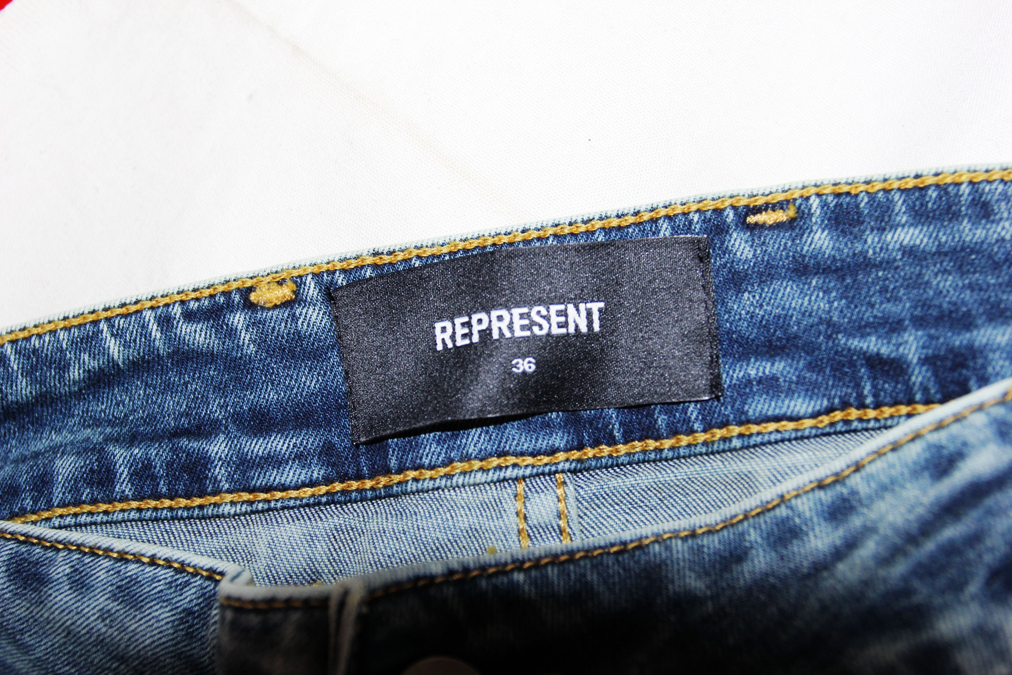 Represent Clo. BNWT SS23 REPRESENT SPLIT DENIM 36 Size US 36 / EU 52 - 9 Thumbnail