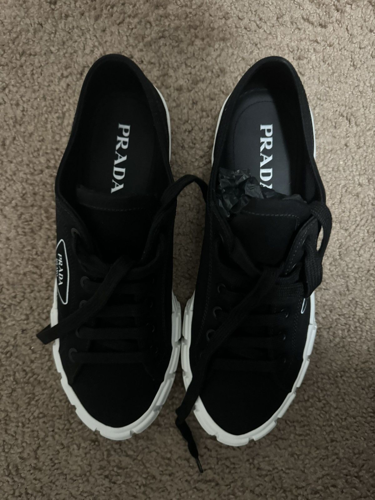 Prada Prada Wheel low-top sneakers with logo Size US 11 / EU 44 - 7 Thumbnail